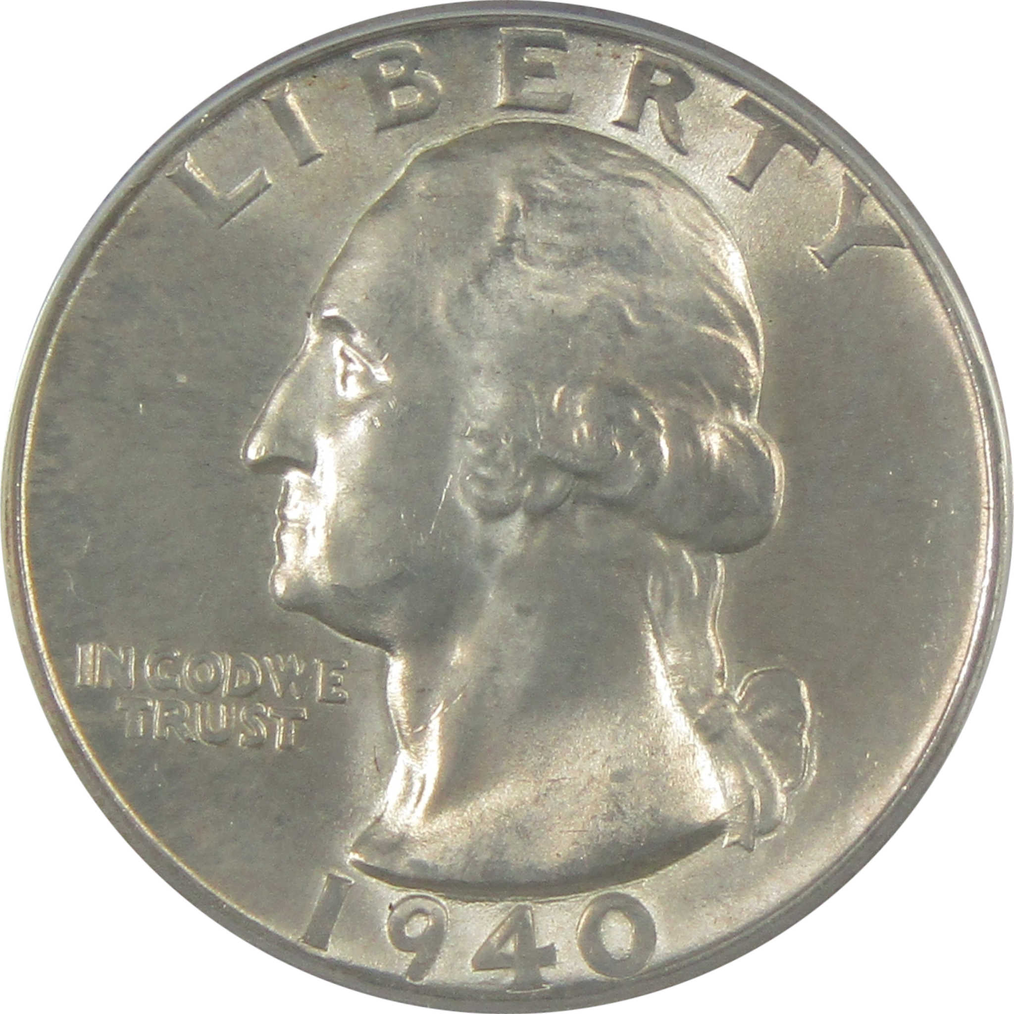 1940 D Washington Quarter MS 64 ANACS Silver Uncirculated SKU:I23545