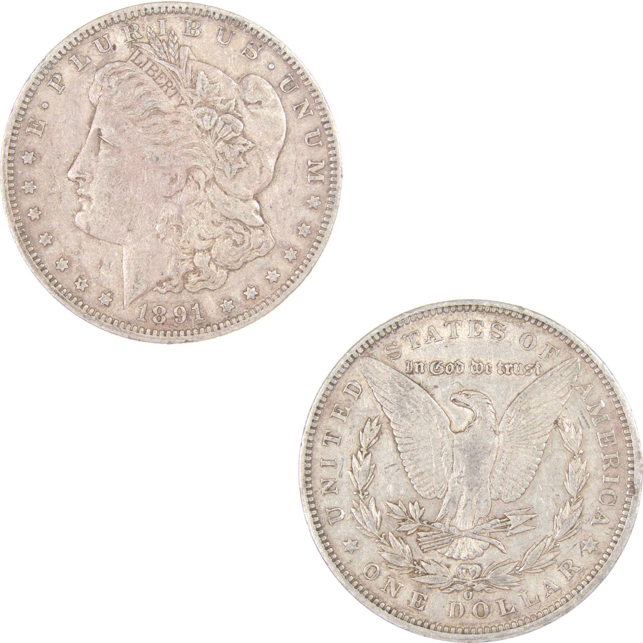 1891 O Morgan Dollar XF EF Extremely Fine Silver $1 Coin SKU:I16879 - Morgan coin - Morgan silver dollar - Morgan silver dollar for sale - Profile Coins & Collectibles