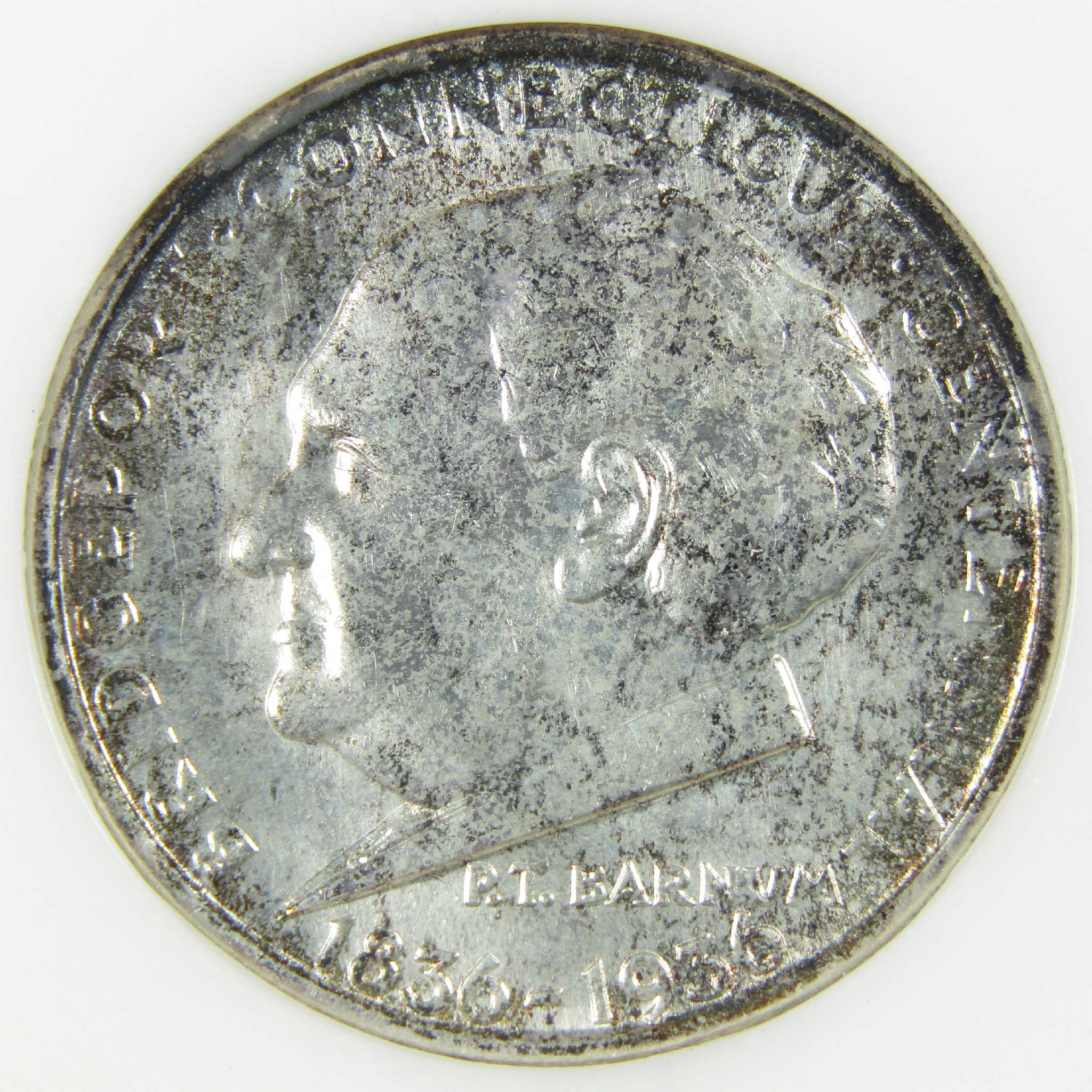 1936 Bridgeport Connecticut Commemorative Silver Half Dollar MS 64 NGC