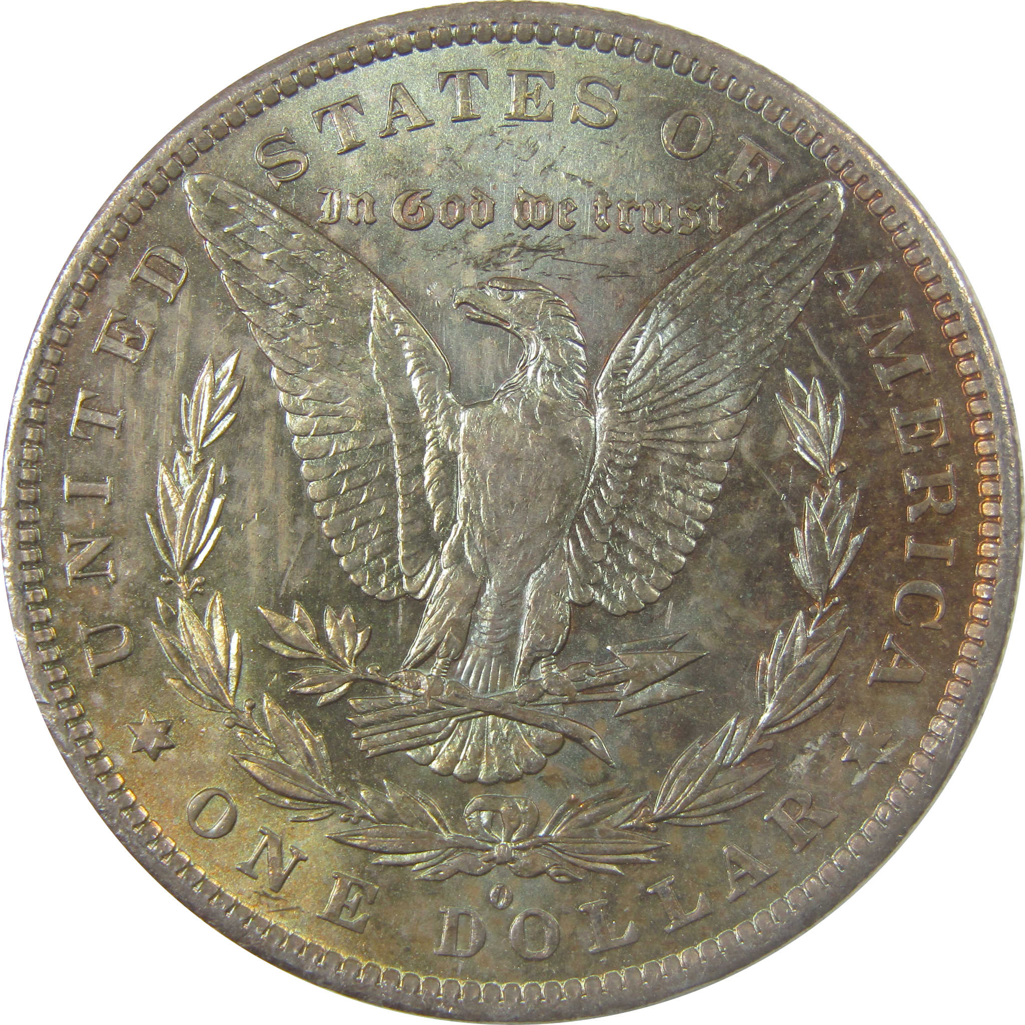 1883 O Morgan Silver Dollar Uncirculated Mint State Toned SKU:I24886