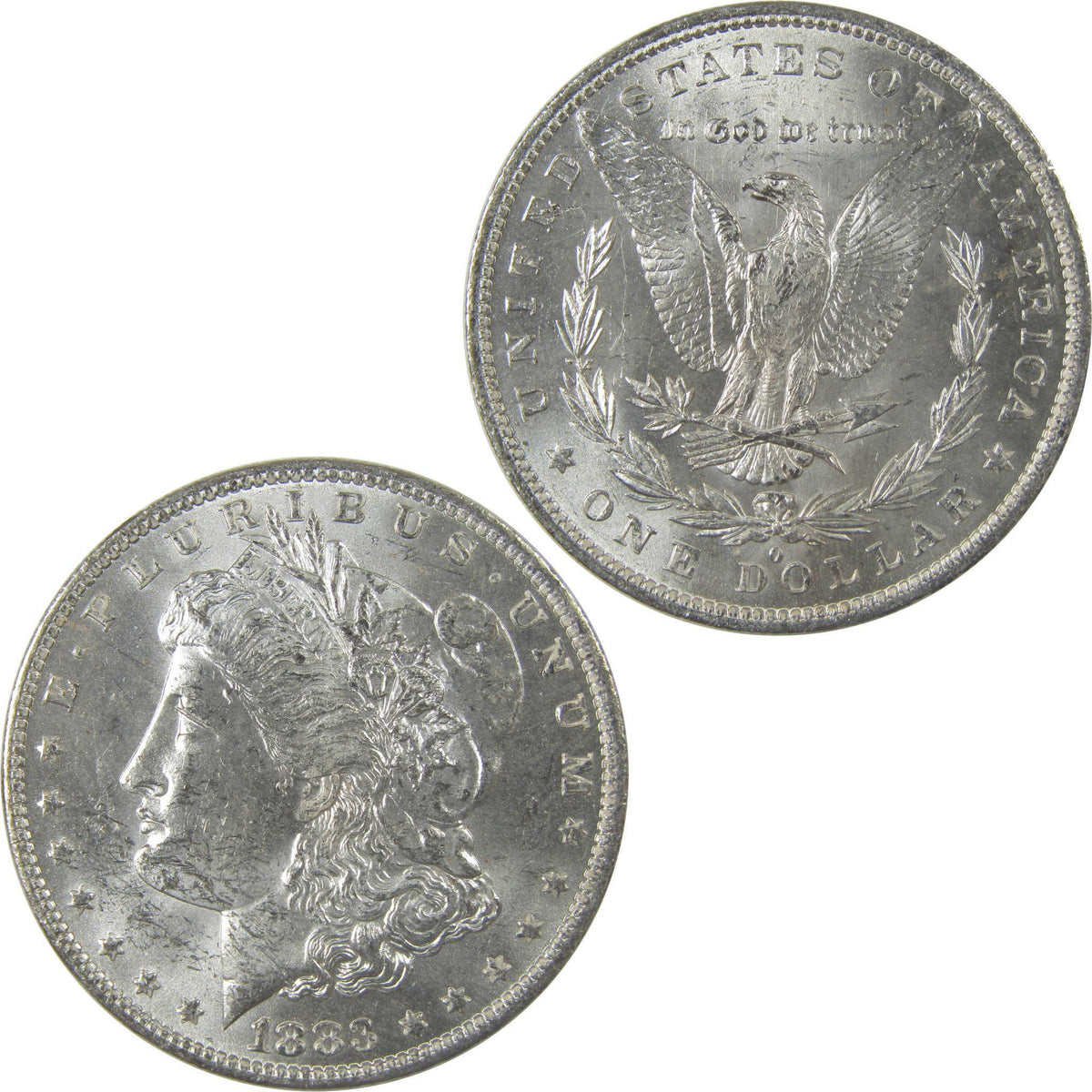 1883 O Morgan Silver Dollar Uncirculated Mint State $1 Coin SKU:I24831 - Morgan coin - Morgan silver dollar - Morgan silver dollar for sale - Profile Coins & Collectibles
