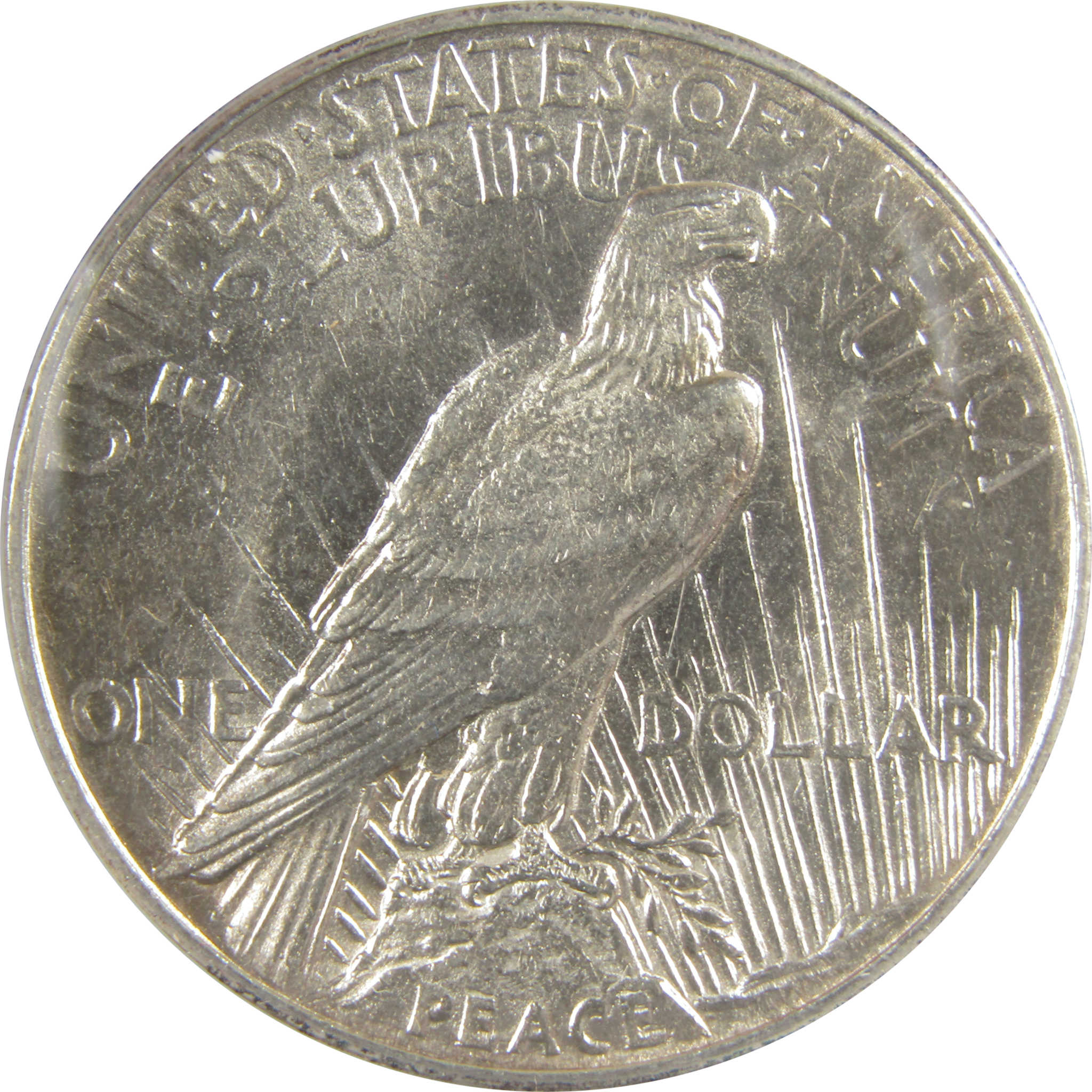 1921 High Relief Peace Dollar AU 55 Details ANACS Silver SKU:I21392