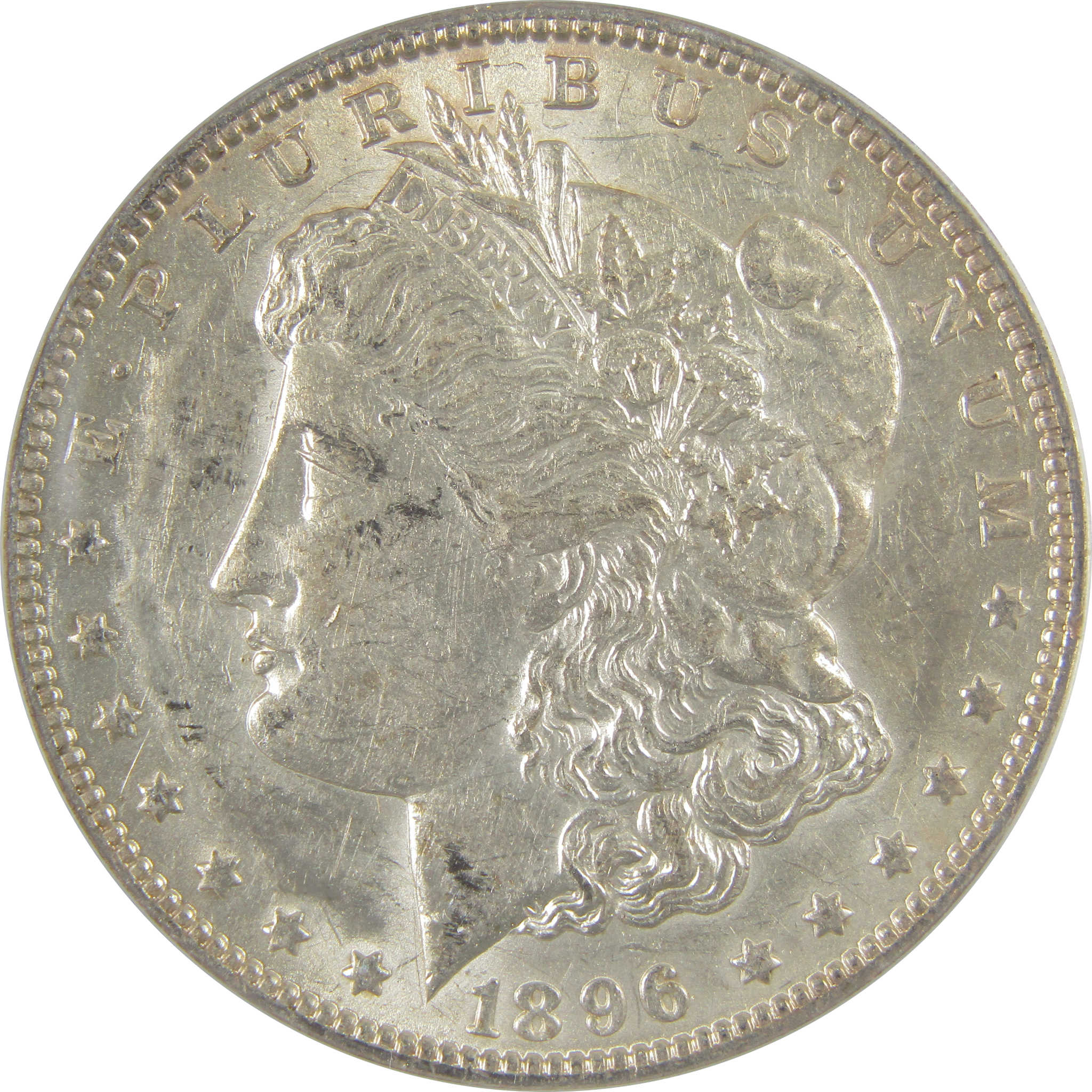 1896 O Morgan Dollar AU 50 Details ANACS Silver $1 Coin SKU:I18980 - Morgan coin - Morgan silver dollar - Morgan silver dollar for sale - Profile Coins & Collectibles