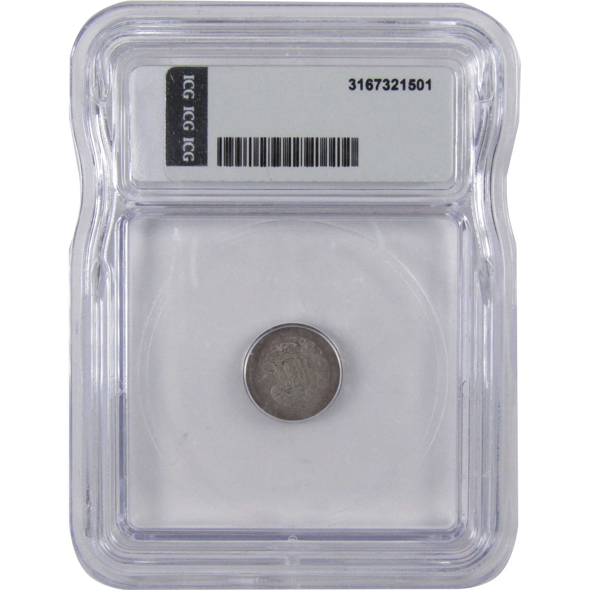1856 Silver Three Cent Piece VF 20 ICG Trime 3c Coin SKU:I29144