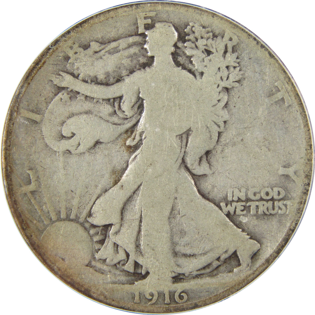 1916 Liberty Walking Silver Half Dollar G 6 ICG 50c Coin SKU:I29102