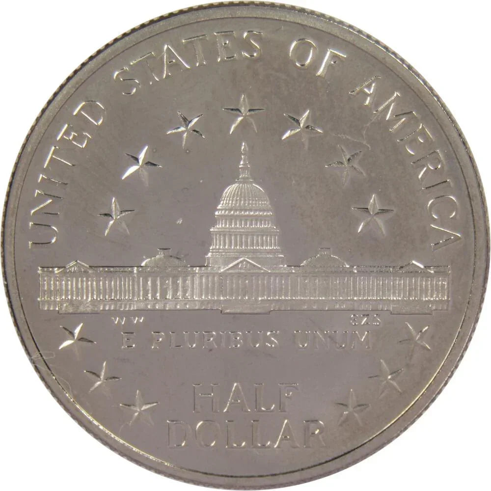 1989 S Congress Bicentennial Commemorative Half Dollar Clad Proof Coin
