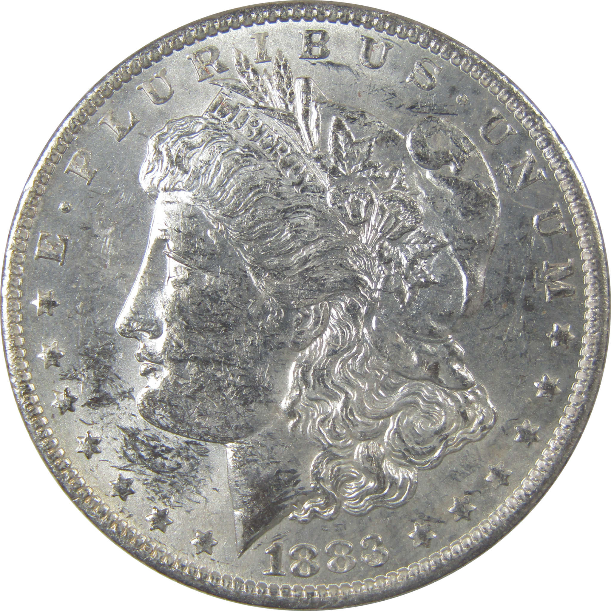 1883 O Morgan Silver Dollar Uncirculated Mint State Toned SKU:I24857