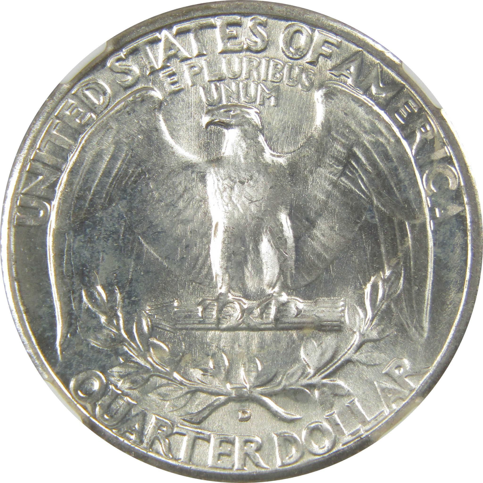 1941 D Washington Quarter MS 64 NGC Silver Bag Fragment SKU:I20597