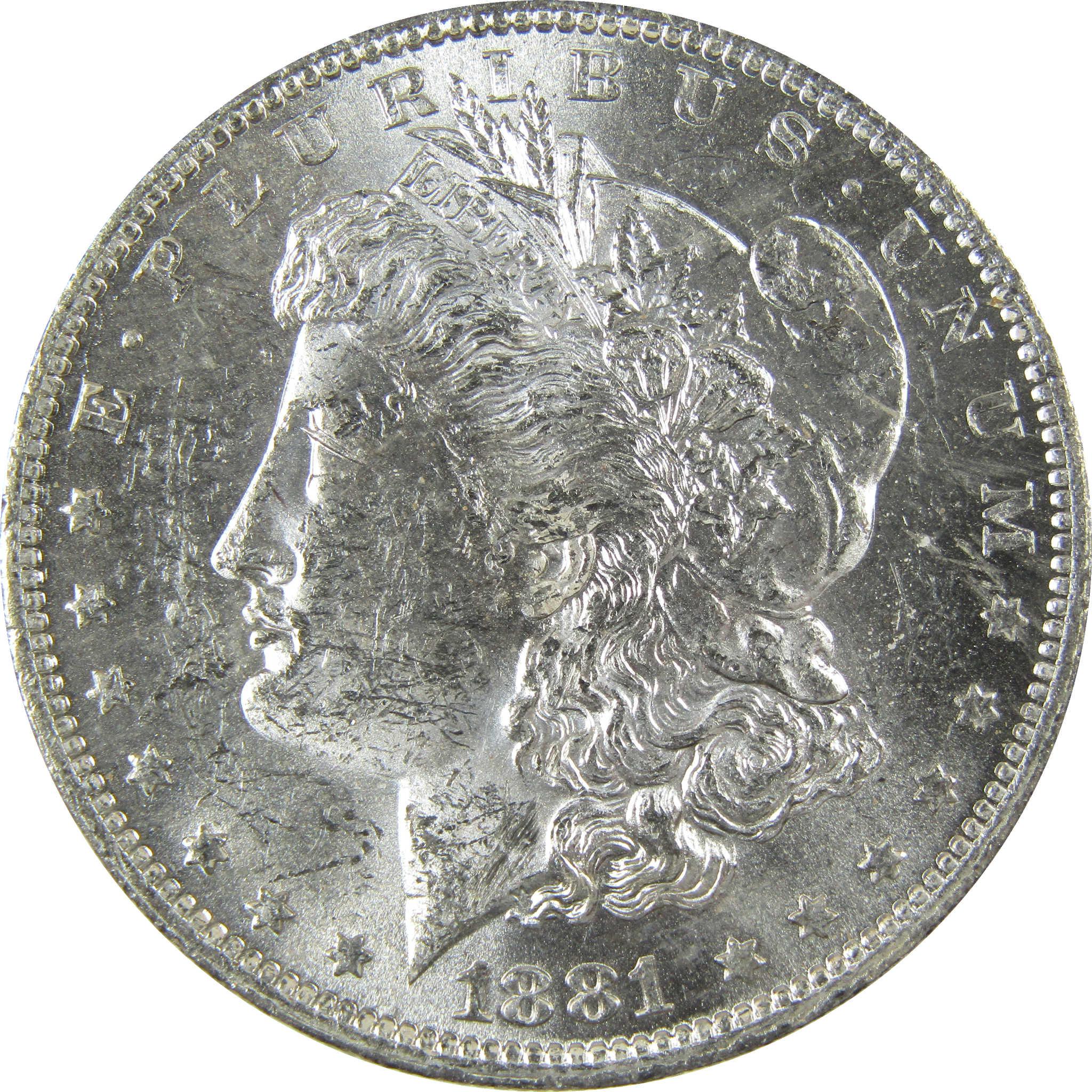 1881 O Morgan Silver Dollar Uncirculated Mint State $1 Coin SKU:I27705 - Morgan coin - Morgan silver dollar - Morgan silver dollar for sale - Profile Coins & Collectibles