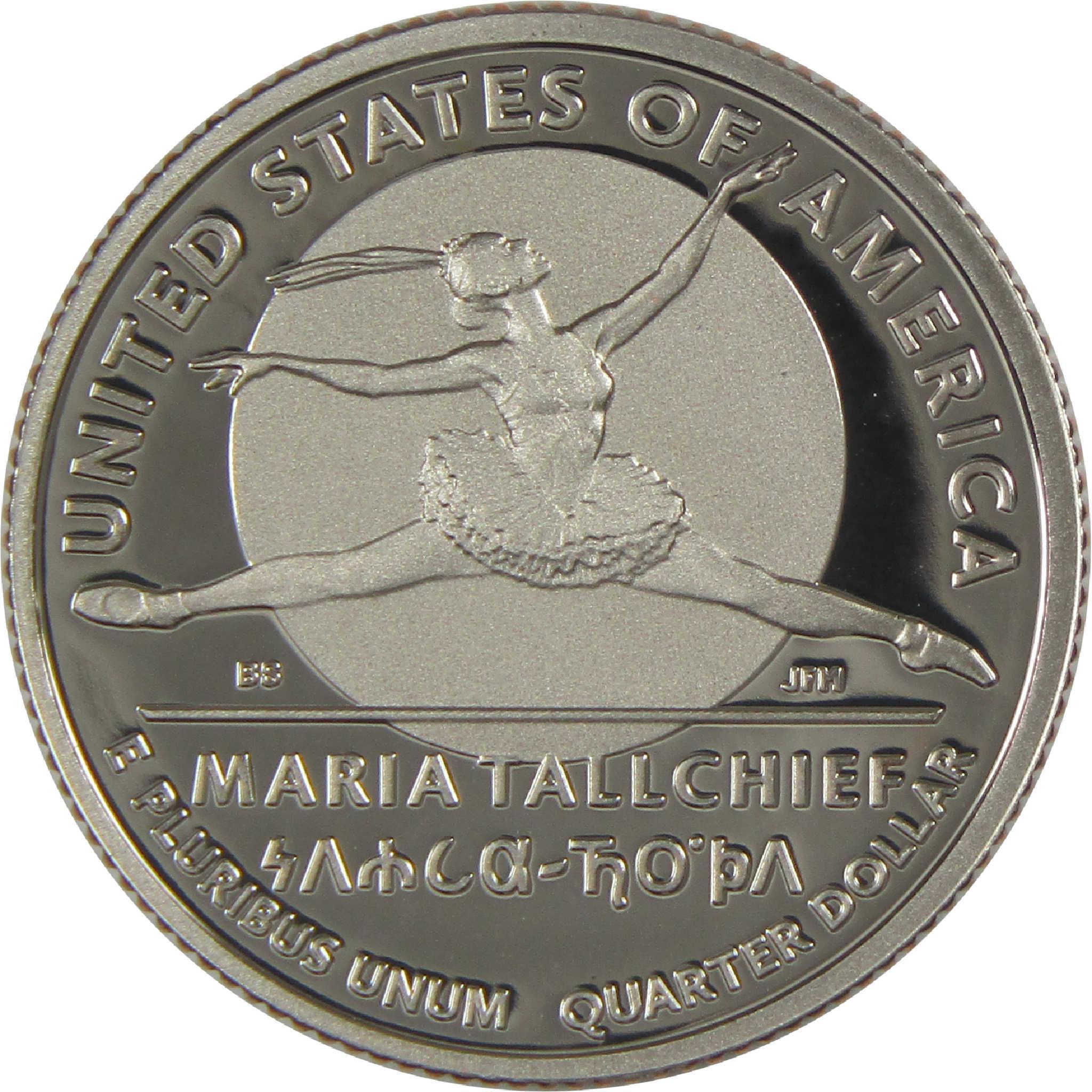 2023 S Maria Tallchief American Women Quarter Choice Proof Clad
