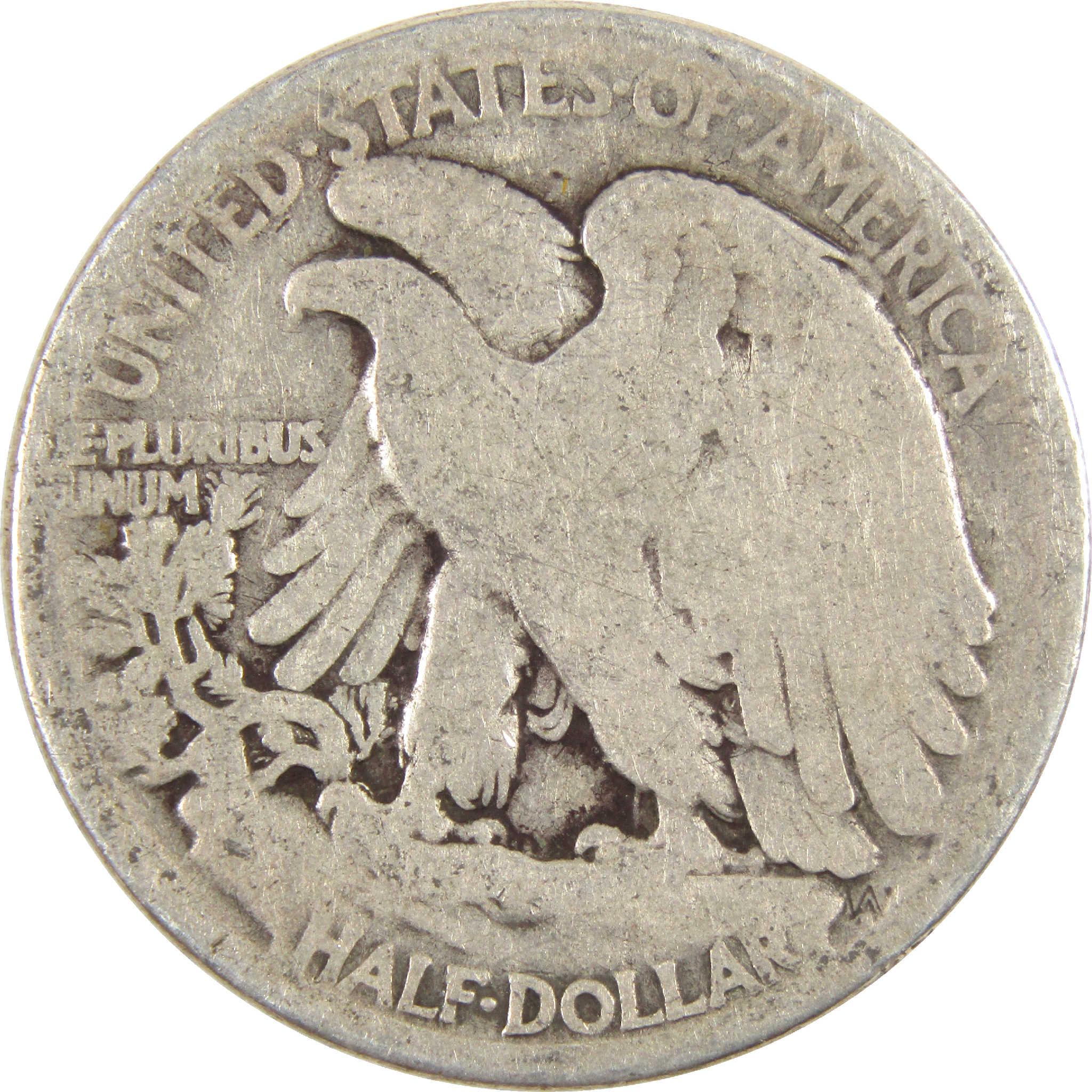 1917 Liberty Walking Half Dollar G Good Silver 50c Coin