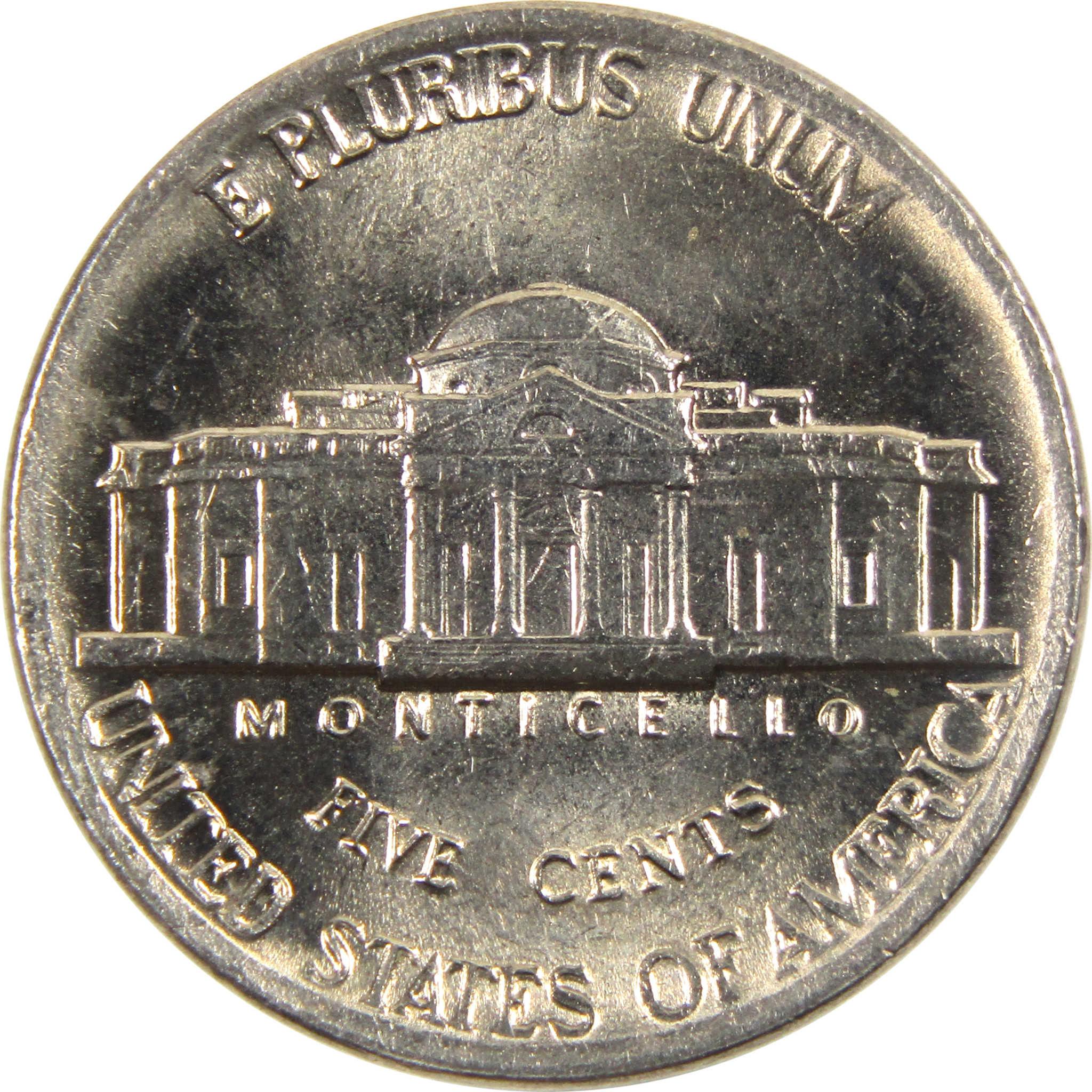 1986 P Jefferson Nickel BU Uncirculated 5c Coin