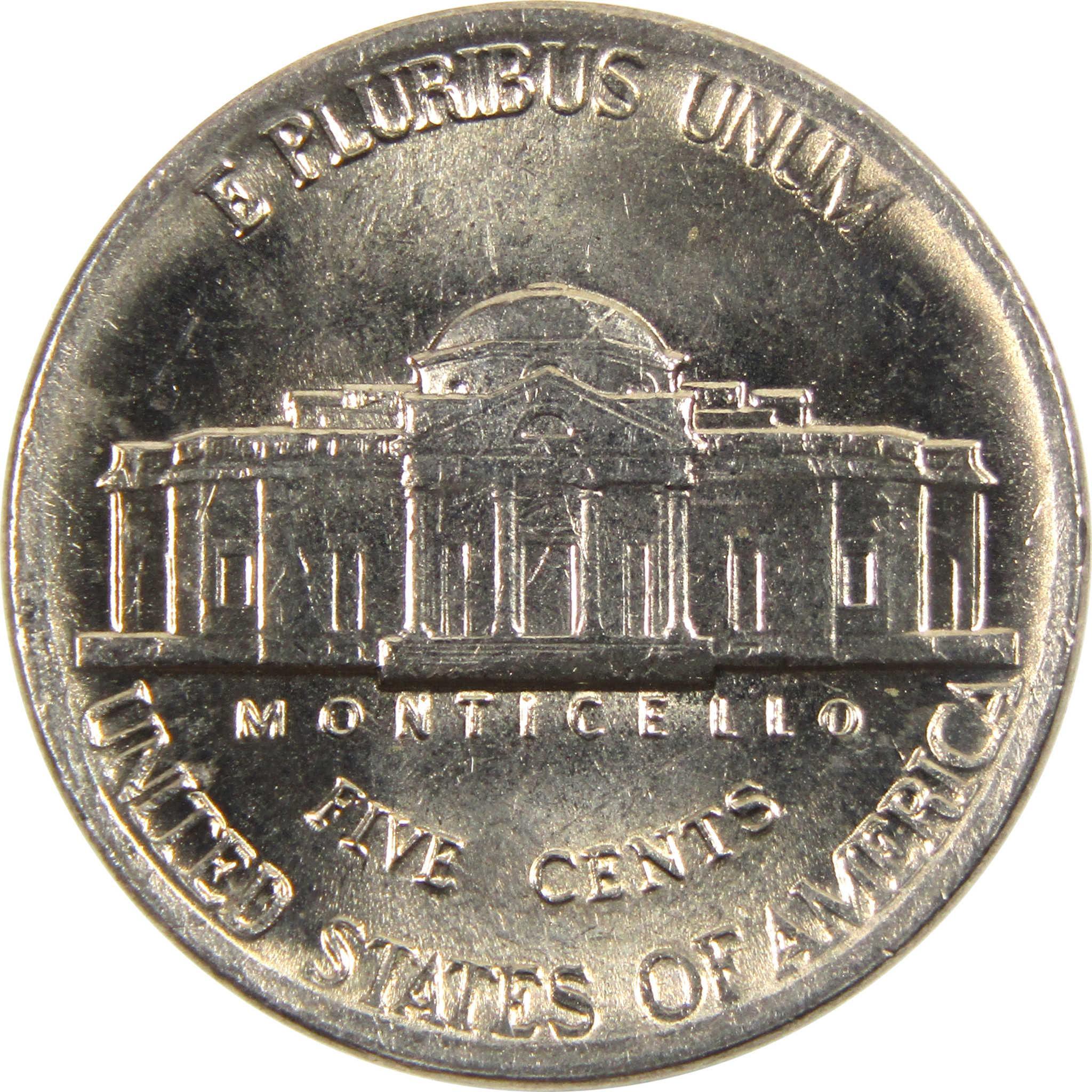 1986 P Jefferson Nickel BU Uncirculated 5c Coin