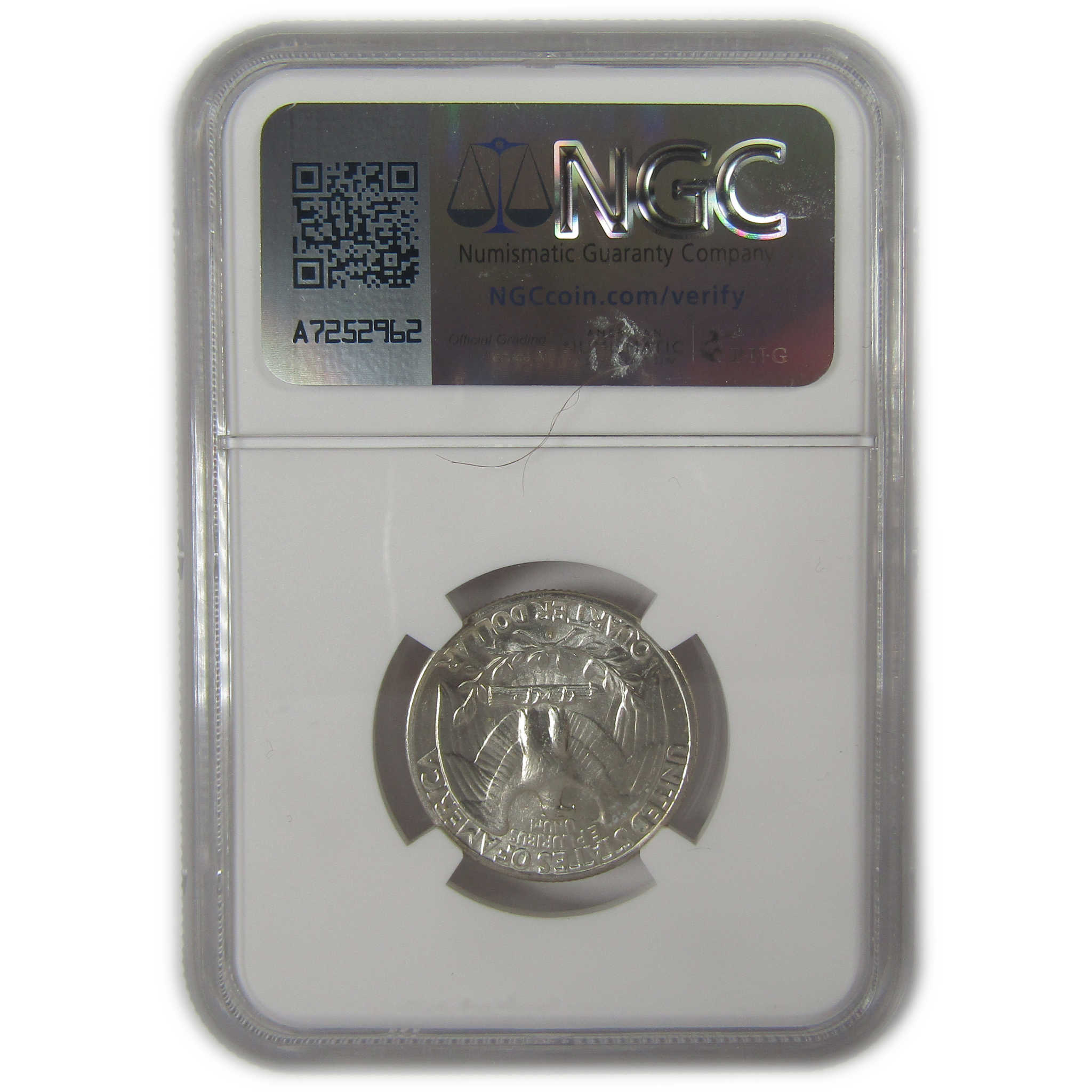 1940 D Washington Quarter MS 64 NGC Original Bag Fragment SKU:I22603