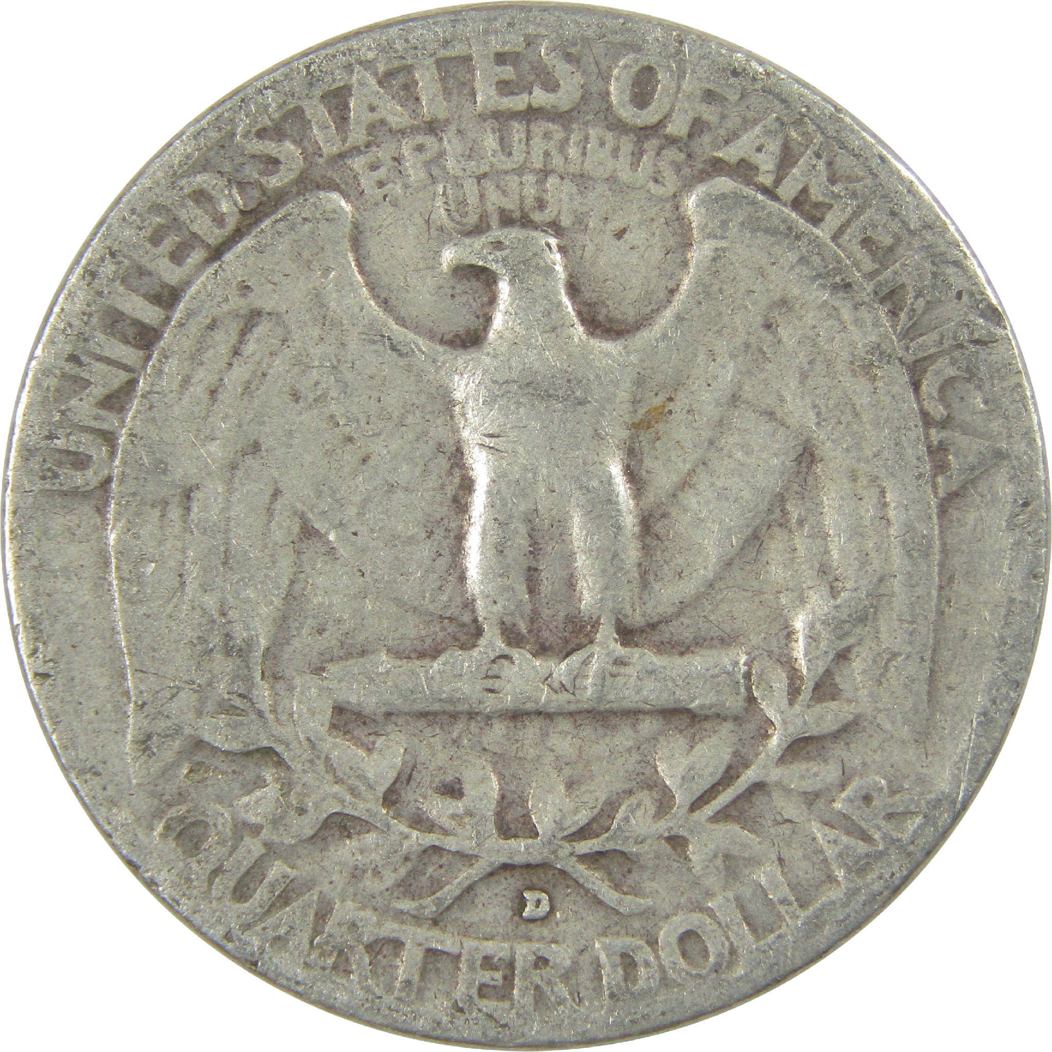 1954 D Washington Quarter VG Very Good Silver 25c Coin