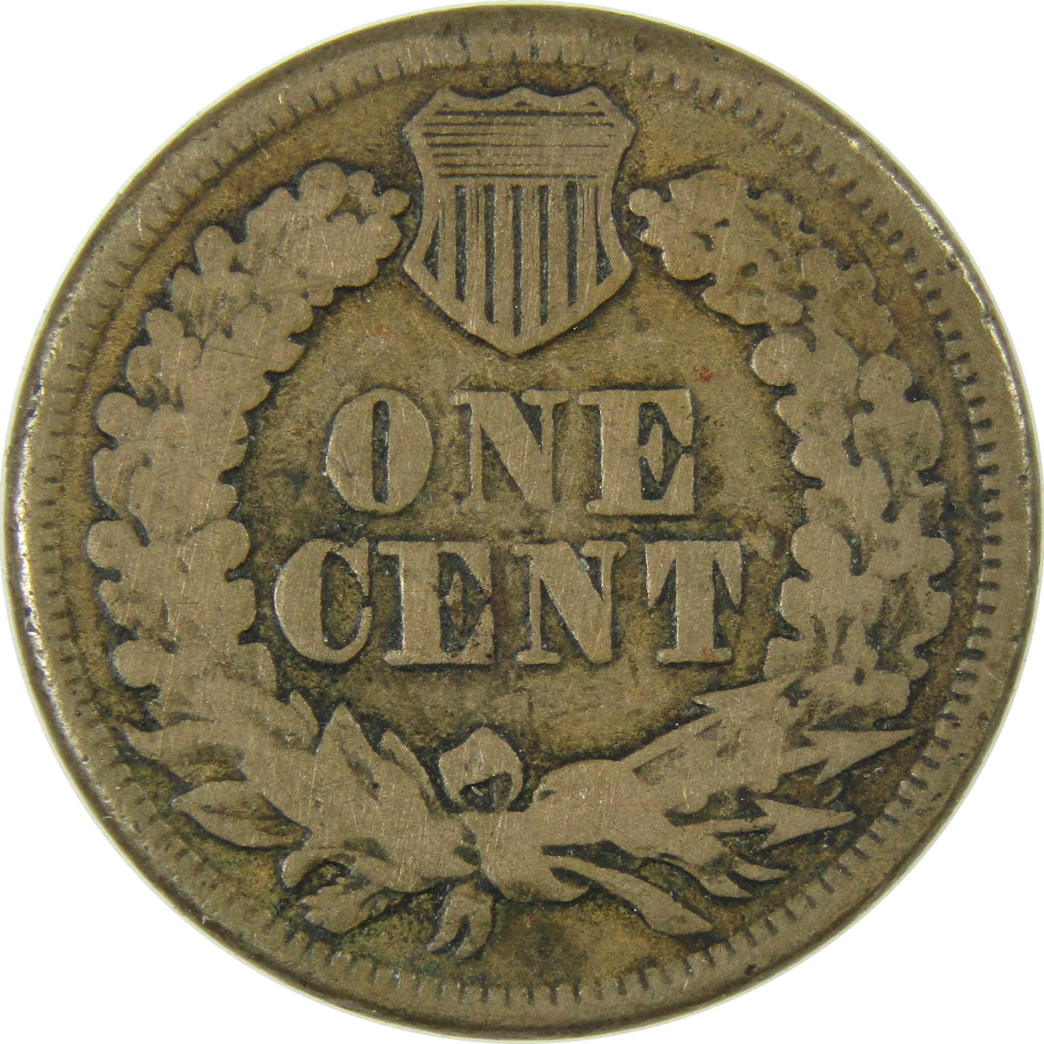 1863 Indian Head Cent G Good Penny 1c Coin Collectible SKU:CP82