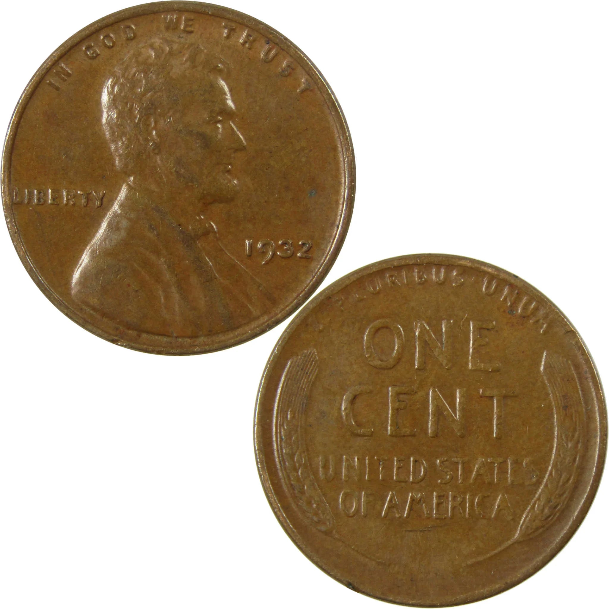 1932 Lincoln Wheat Cent VF Very Fine Penny 1c Coin SKU:I26693