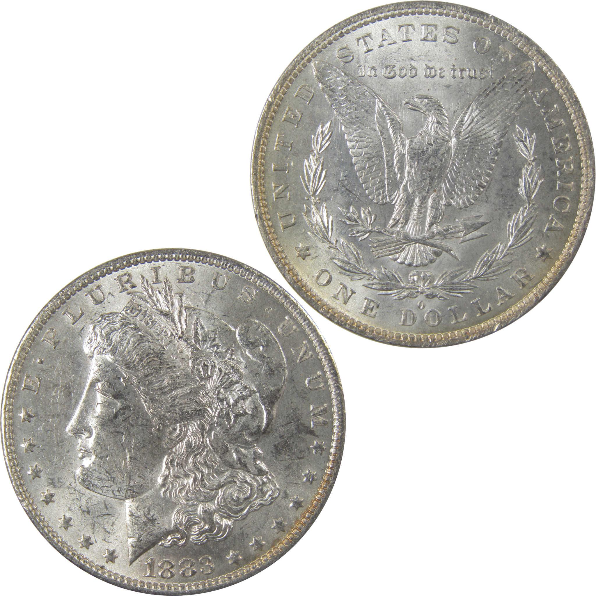 1883 O Morgan Silver Dollar Uncirculated Mint State Toned SKU:I24864