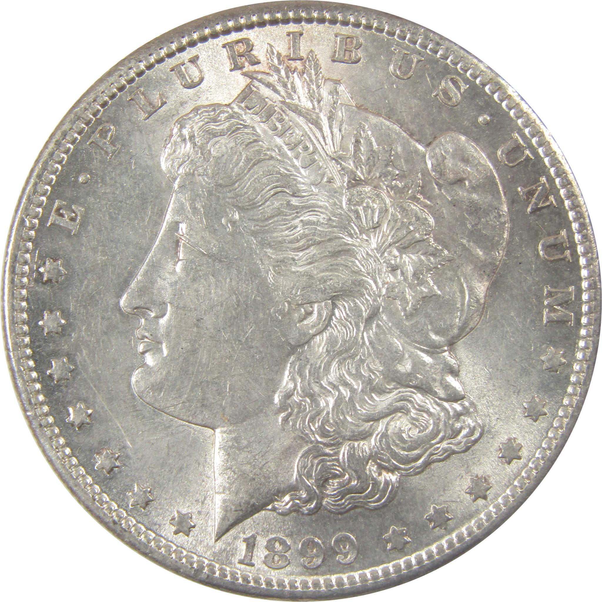 1899 S Morgan Silver Dollar CH AU Choice About Uncirculated SKU:I23525 - Morgan coin - Morgan silver dollar - Morgan silver dollar for sale - Profile Coins & Collectibles