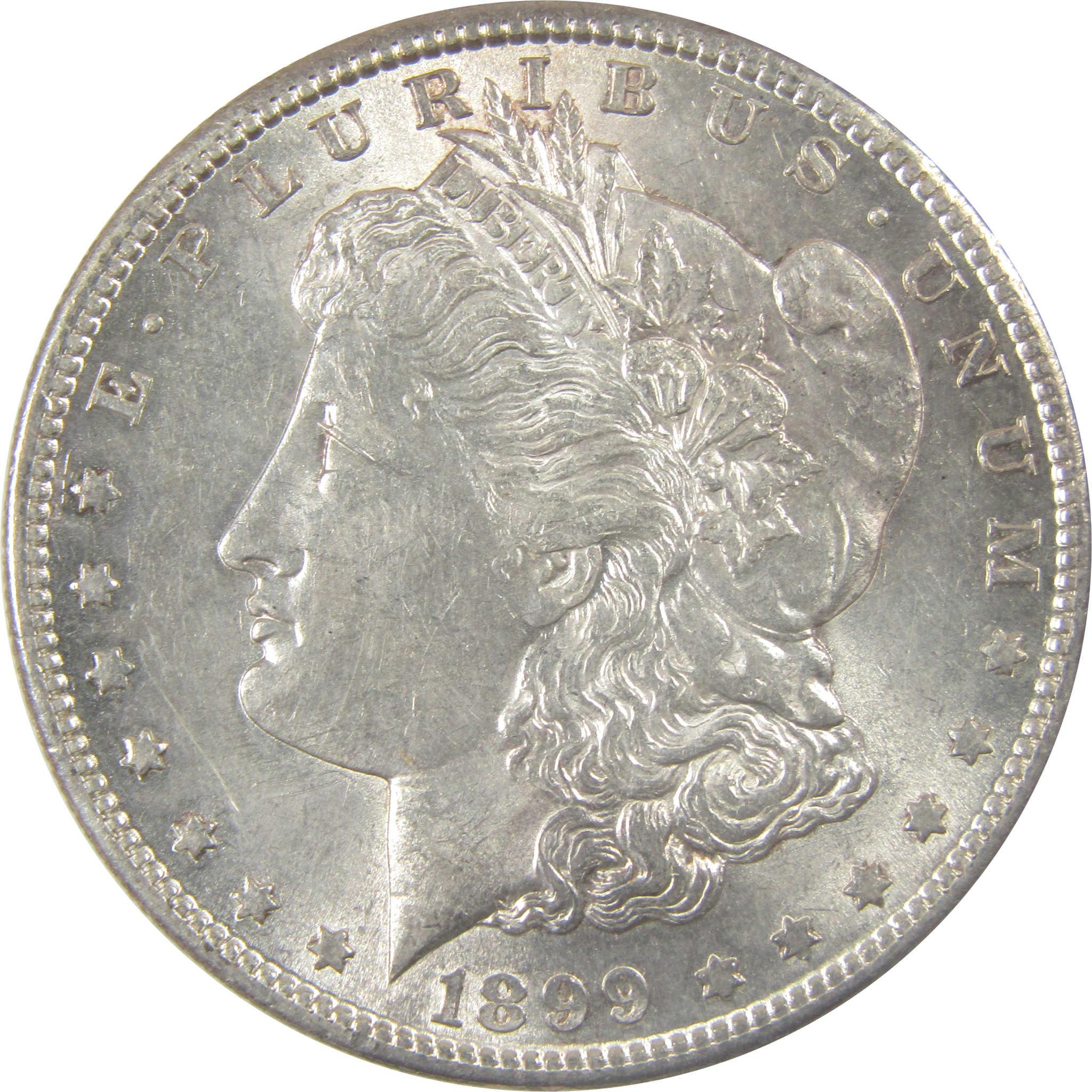 1899 S Morgan Silver Dollar CH AU Choice About Uncirculated SKU:I23525 - Morgan coin - Morgan silver dollar - Morgan silver dollar for sale - Profile Coins & Collectibles