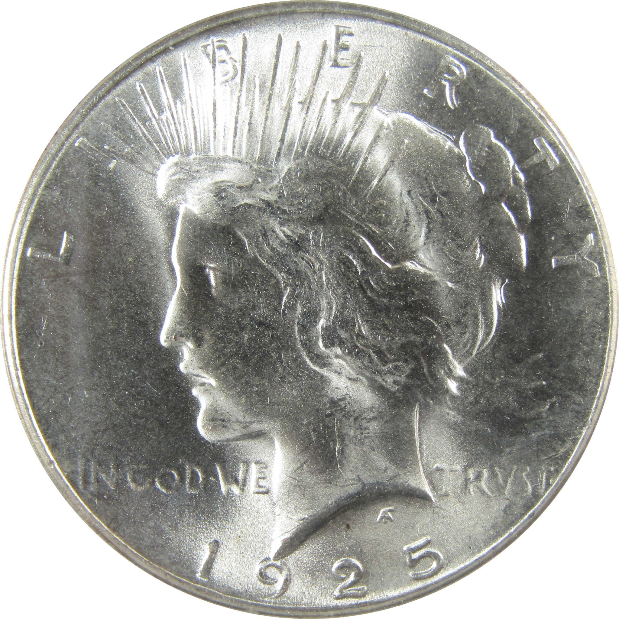 1925 Peace Silver Dollar MS 64 ANACS Uncirculated $1 CoinSKU:I28077