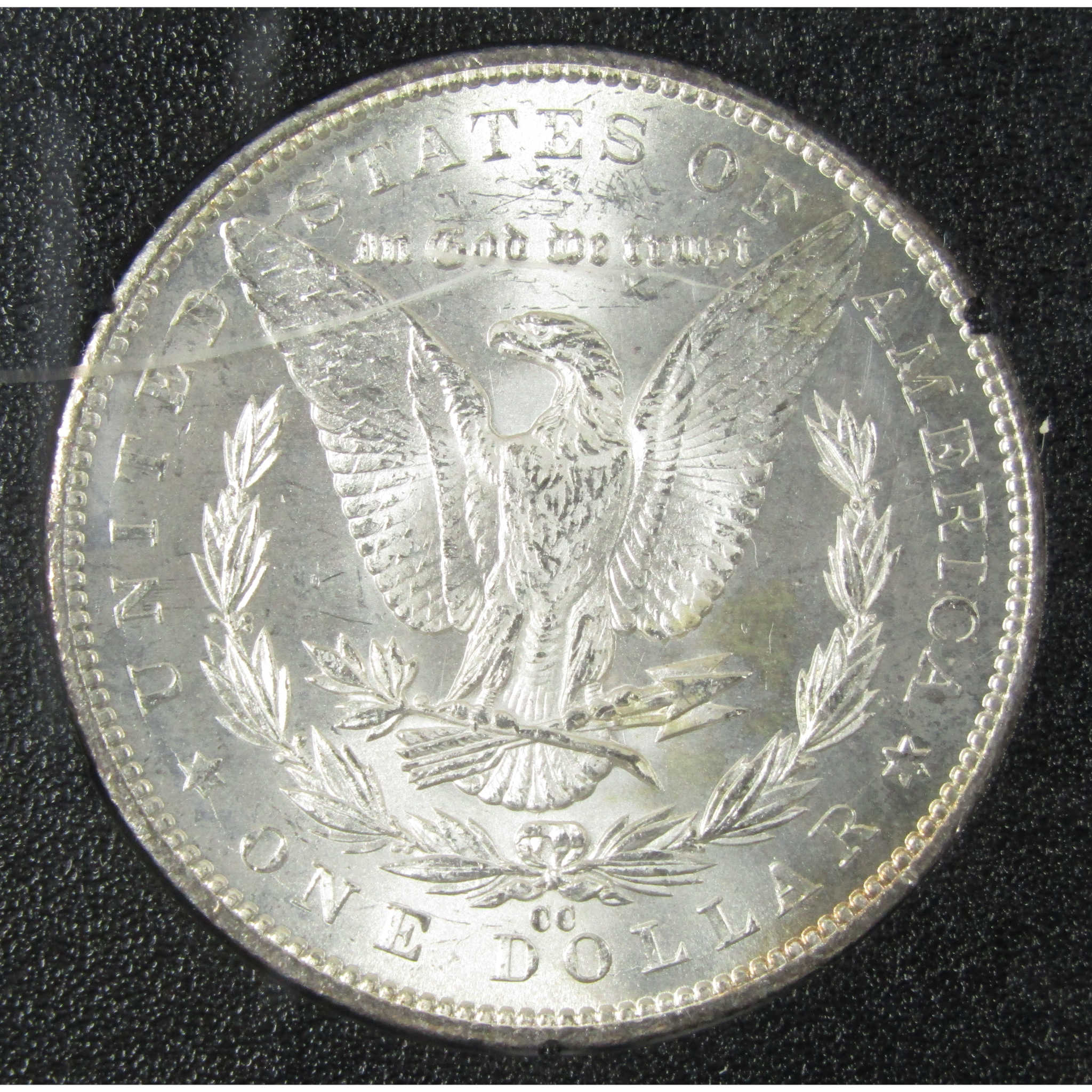1884 CC GSA Morgan Silver $1 BU Choice Uncirculated Toned SKU:CP1607