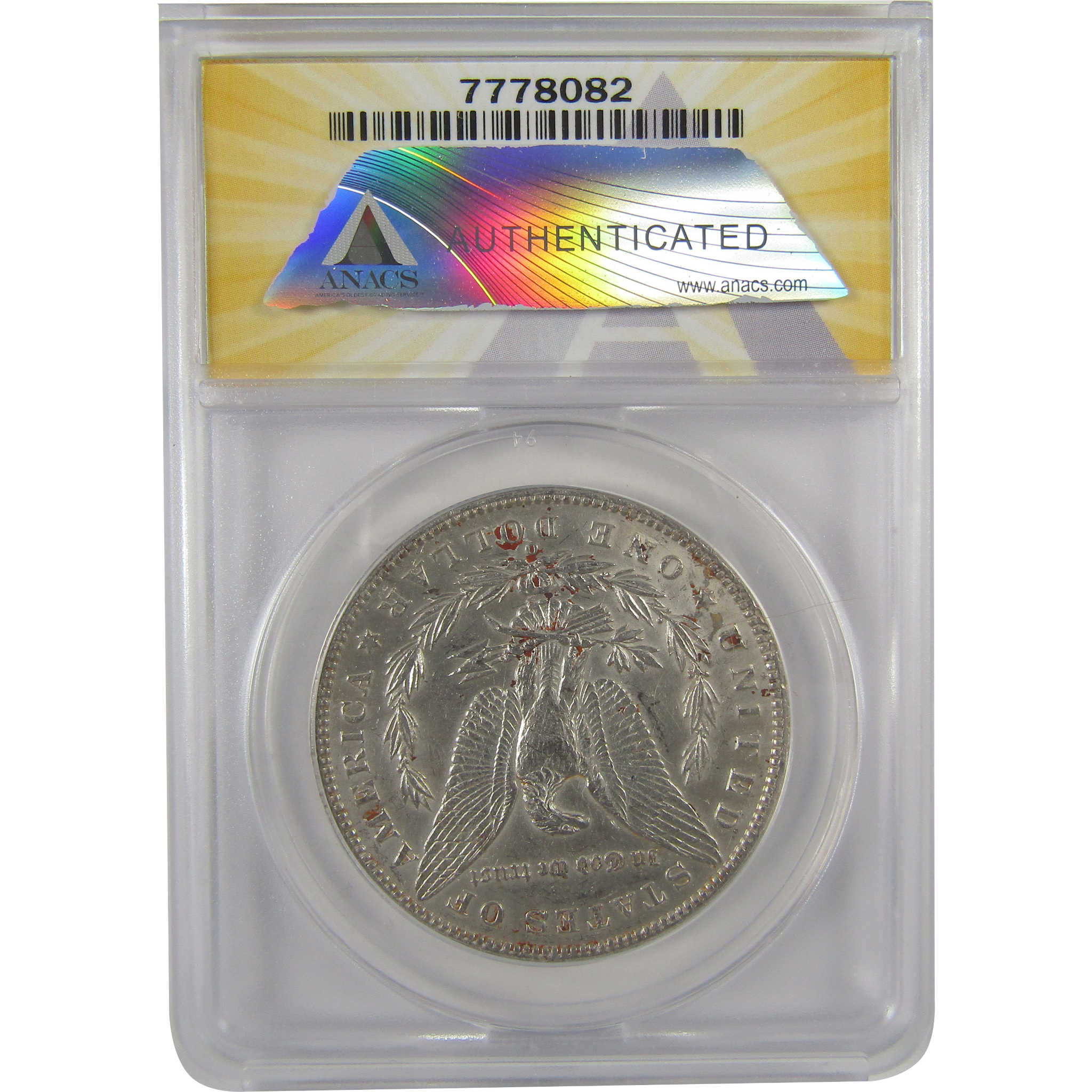 1896 O Morgan Dollar AU 50 Details ANACS Silver $1 Coin SKU:I19043 - Morgan coin - Morgan silver dollar - Morgan silver dollar for sale - Profile Coins & Collectibles