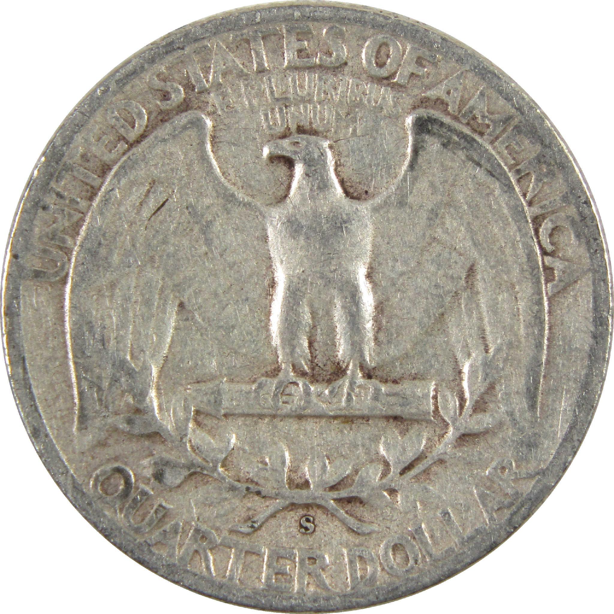 1947 S Washington Quarter VG Very Good Silver 25c Coin