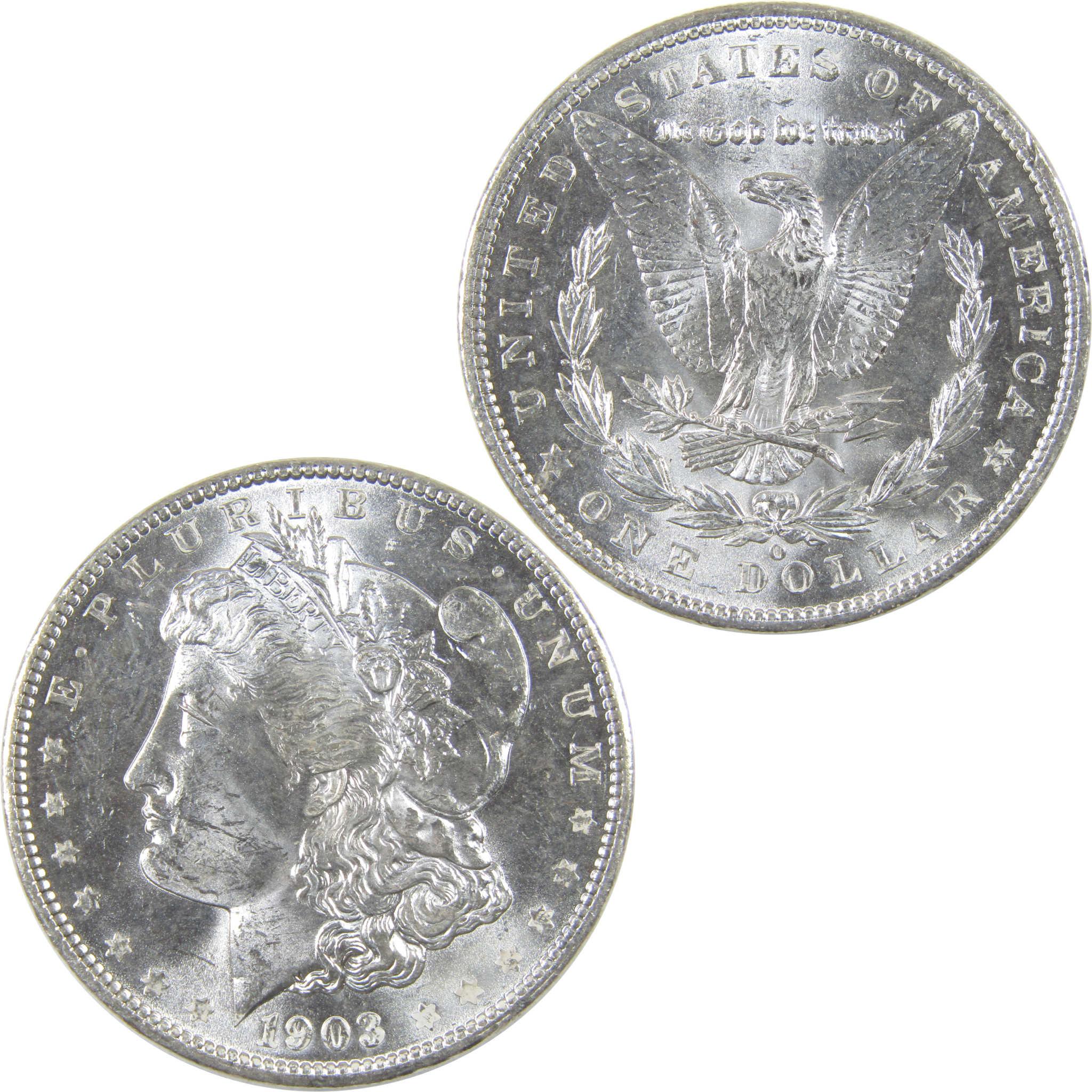 1903 O Morgan Dollar Uncirculated Silver $1 Coin SKU:I18888 - Morgan coin - Morgan silver dollar - Morgan silver dollar for sale - Profile Coins & Collectibles