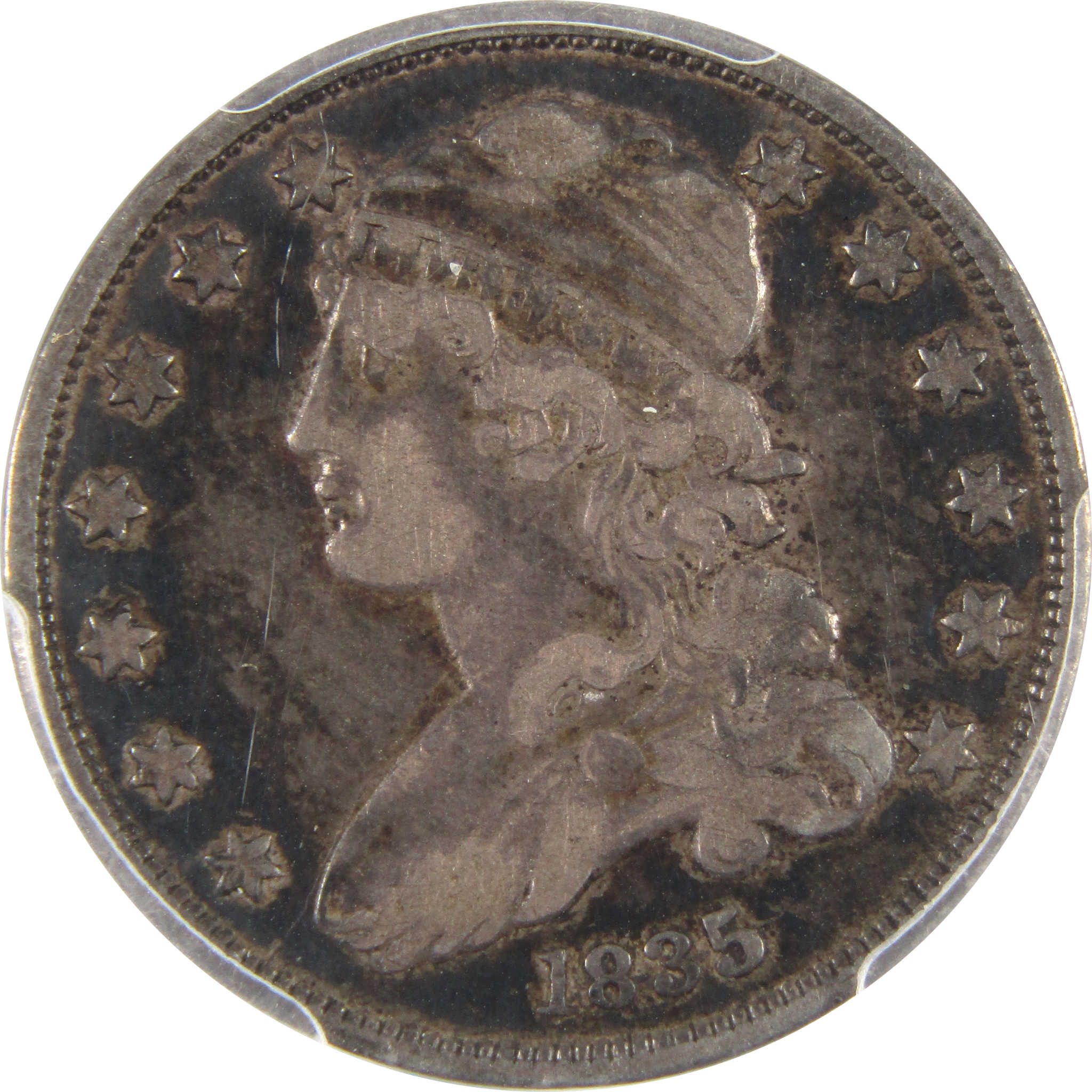 1835 Capped Bust Quarter VF 30 PCGS 89.24% Silver 25c Coin SKU:I8695