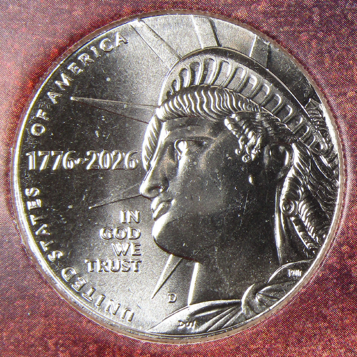 2026 Enduring Liberty Semiquincentennial 50c w/ Merry Christmas Holder