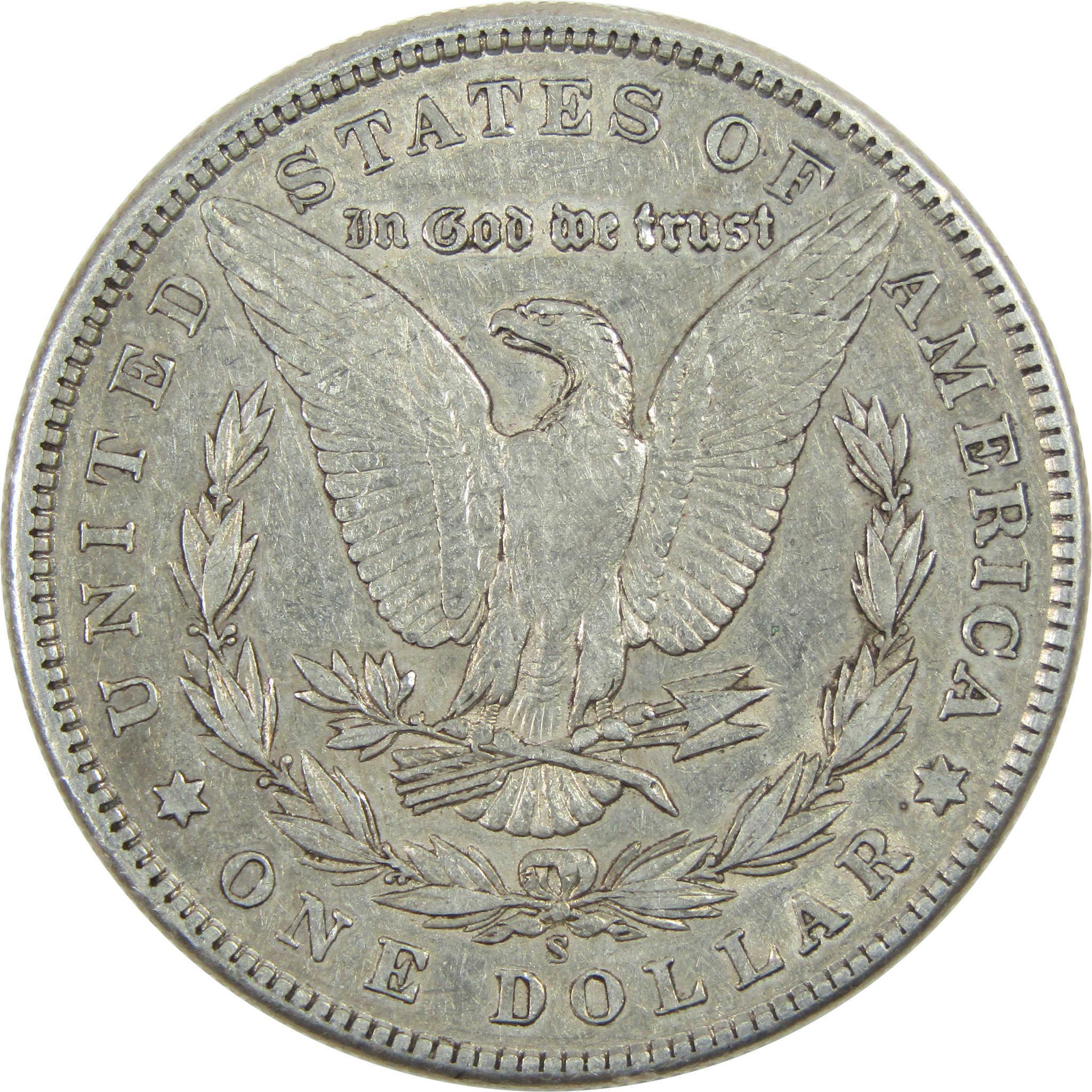 1904 S Morgan Dollar XF EF Extremely Fine Silver $1 Coin SKU:I13125 - Morgan coin - Morgan silver dollar - Morgan silver dollar for sale - Profile Coins & Collectibles