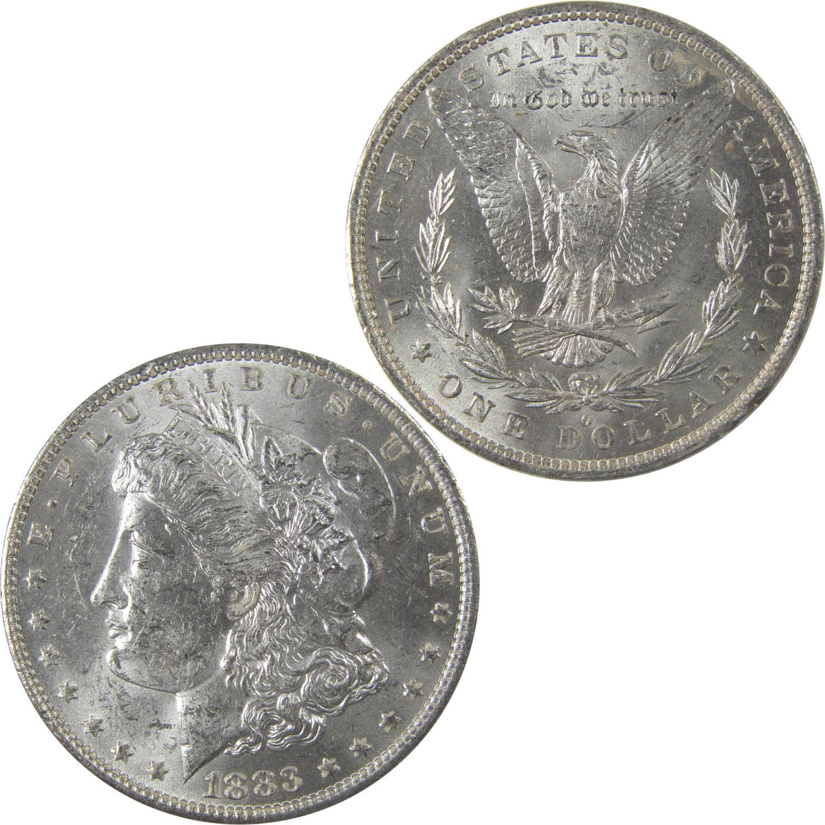 1883 O Morgan Silver Dollar Uncirculated Mint State Toned SKU:I24869