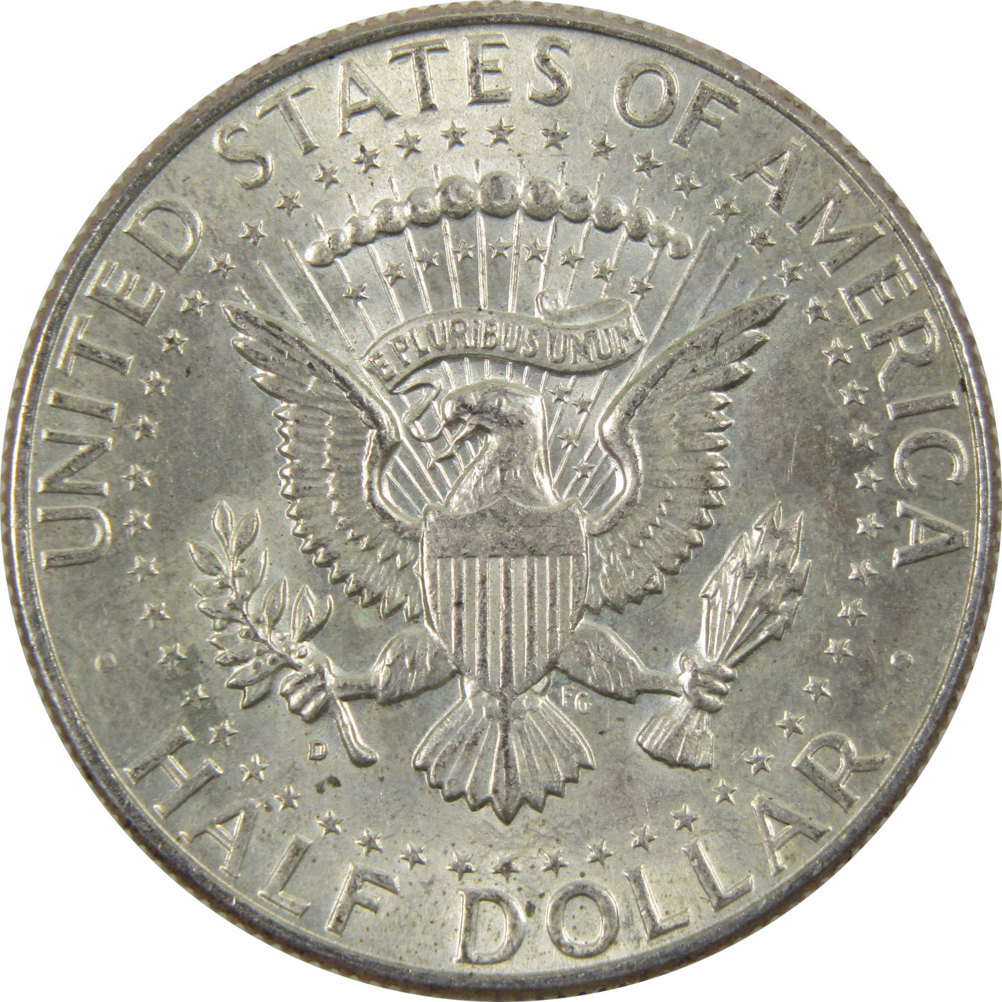 1964 D Kennedy Half Dollar AG About Good 90% Silver 50c Coin