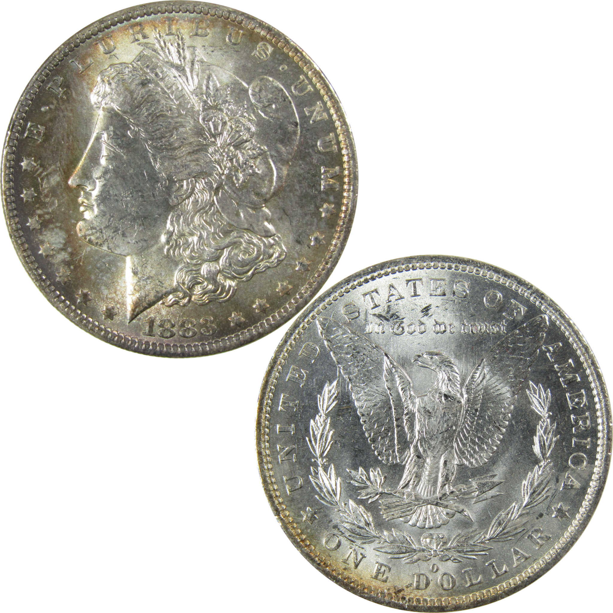 1883-1885 New Orleans Morgan Silver Dollar Set Uncirculated SKU:CP748