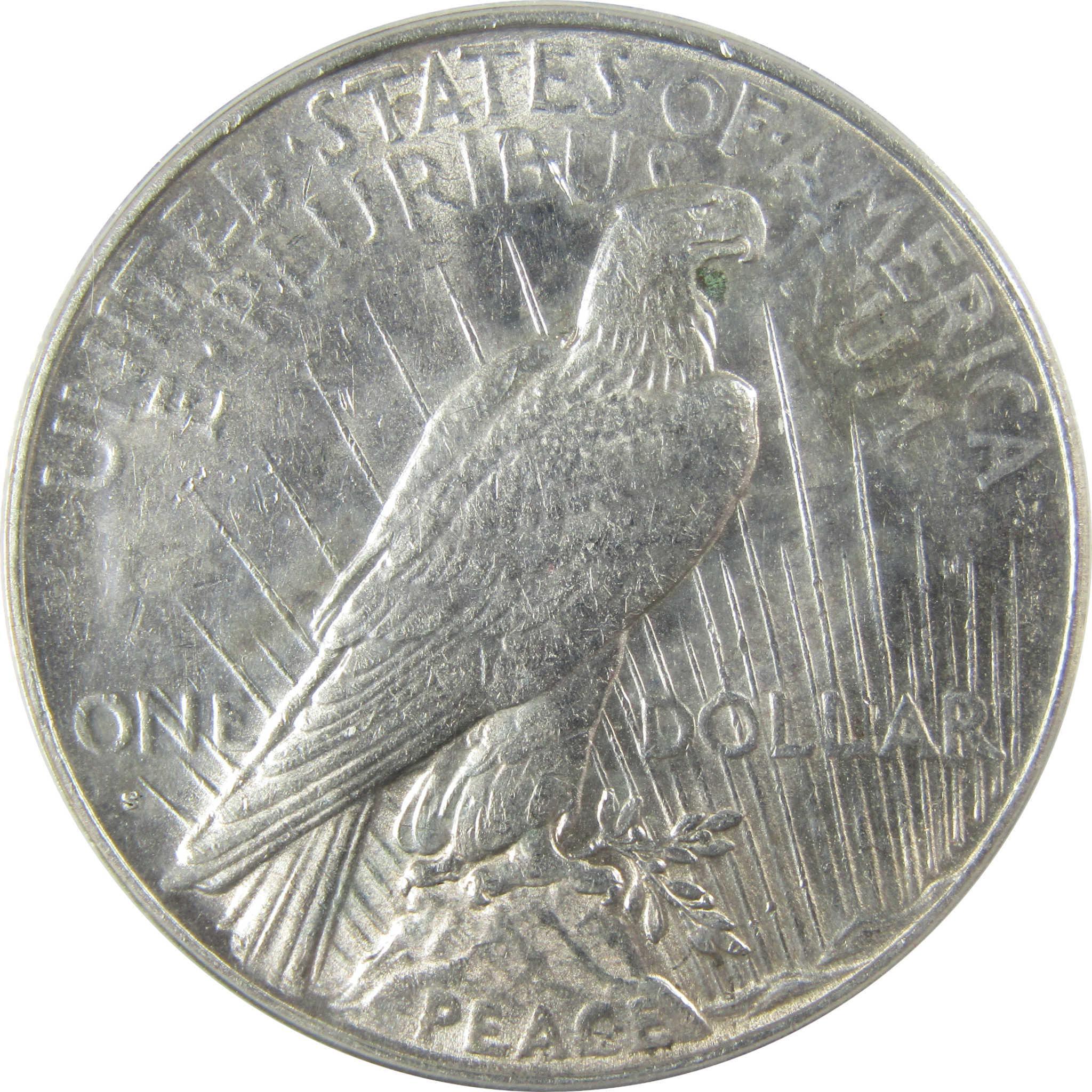 1934 S Peace Silver Dollar AU 55 Details ANACS $1 Coin SKU:CP815