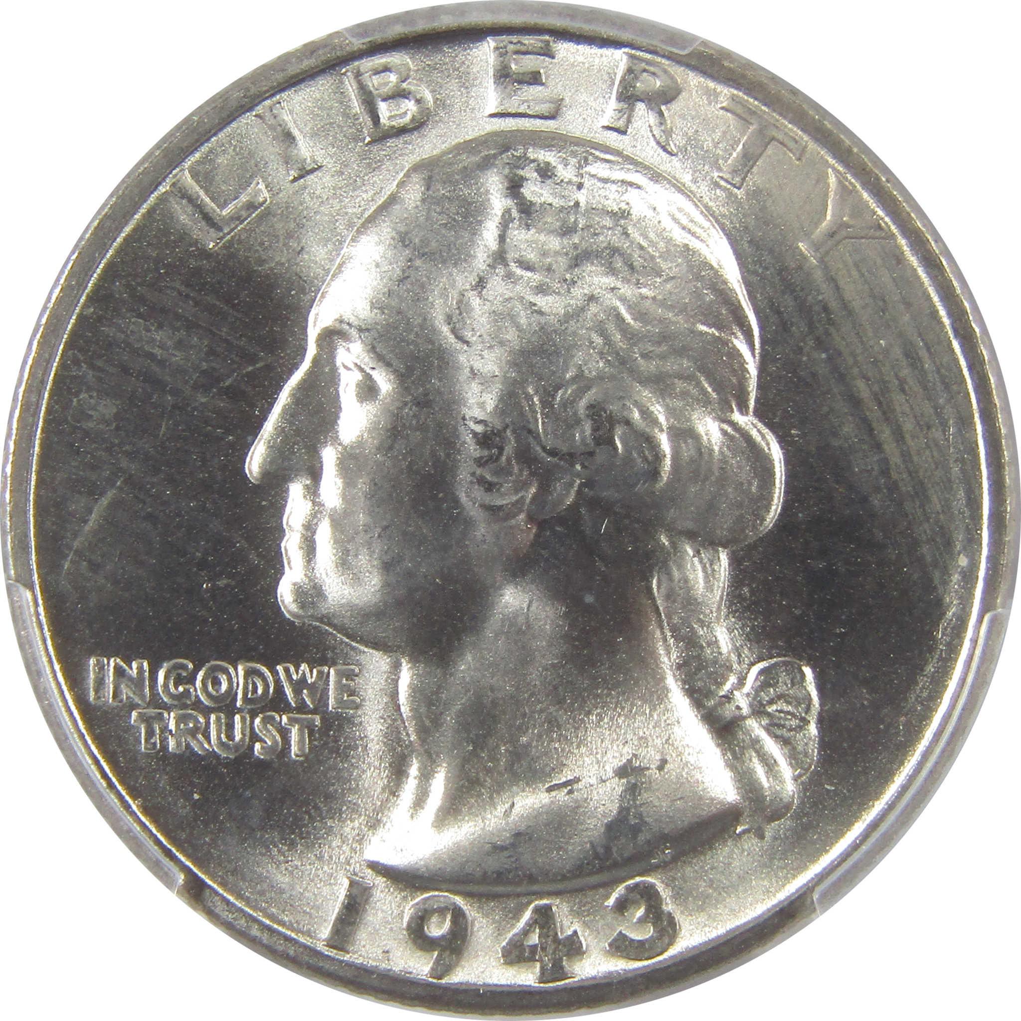 1943 S Washington Quarter MS 66 PCGS Silver Uncirculated SKU:I17908