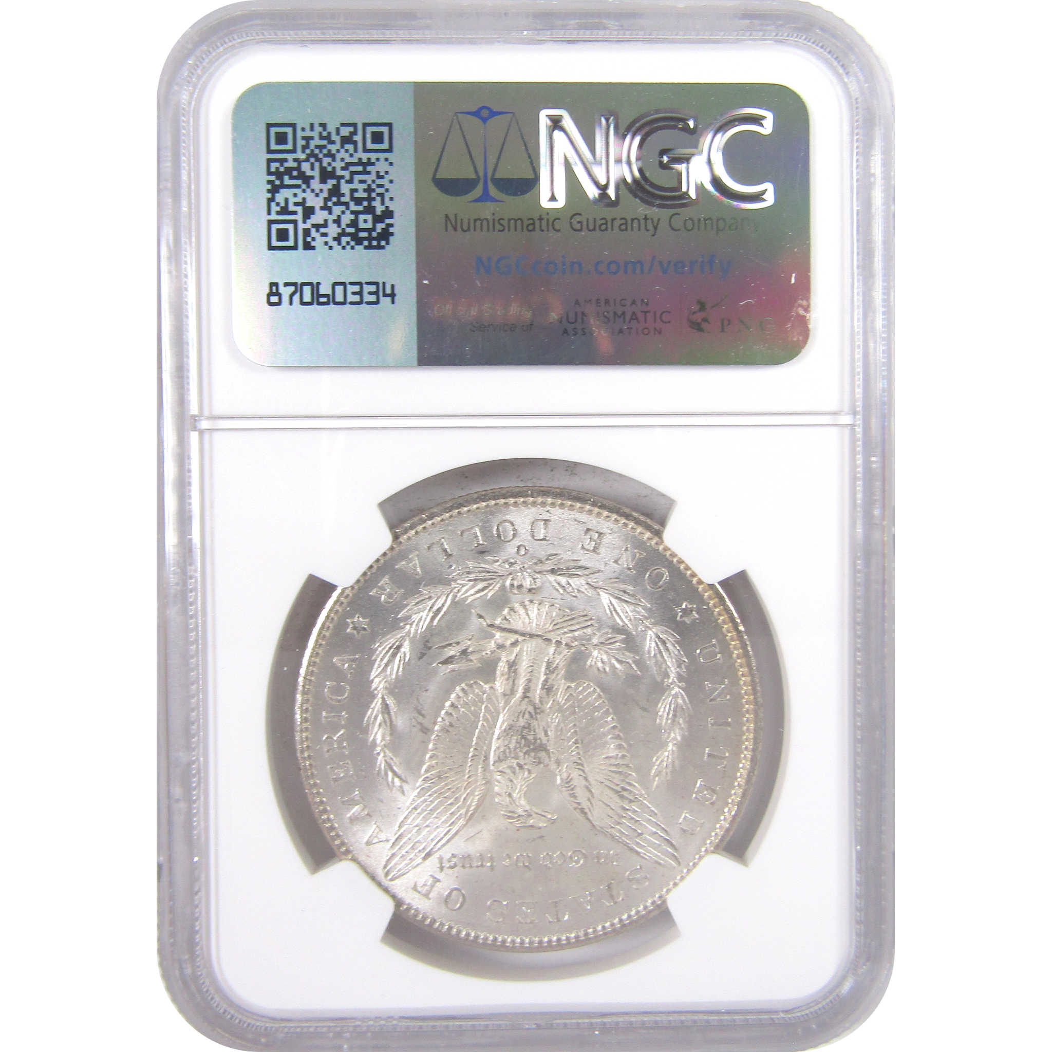 1887 O Morgan Dollar MS 62 NGC Silver Uncirculated Toned SKU:I18841