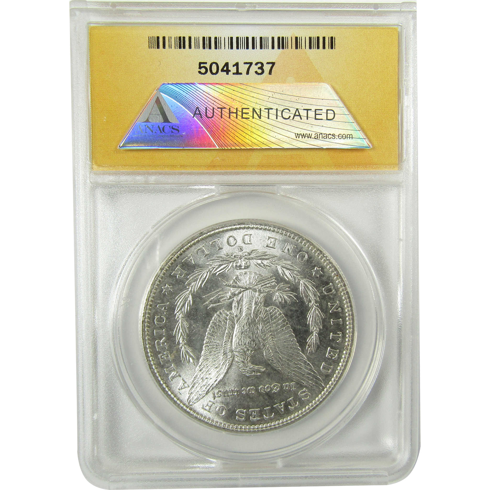 1880 S Morgan Silver Dollar MS 62 ANACS Uncirculated SKU:I28291
