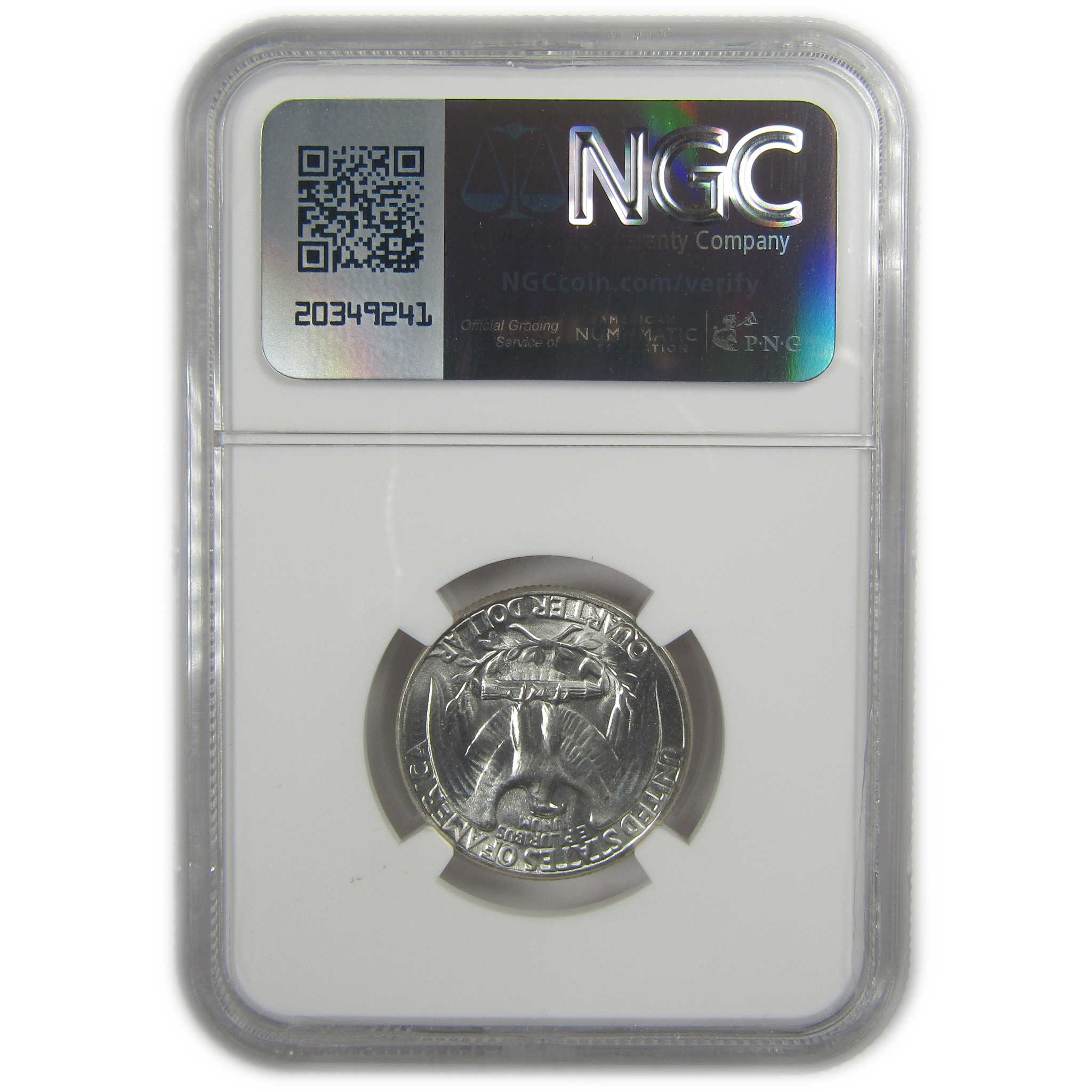 1952 Washington Quarter MS 66 NGC Silver Bag Fragment SKU:I20525
