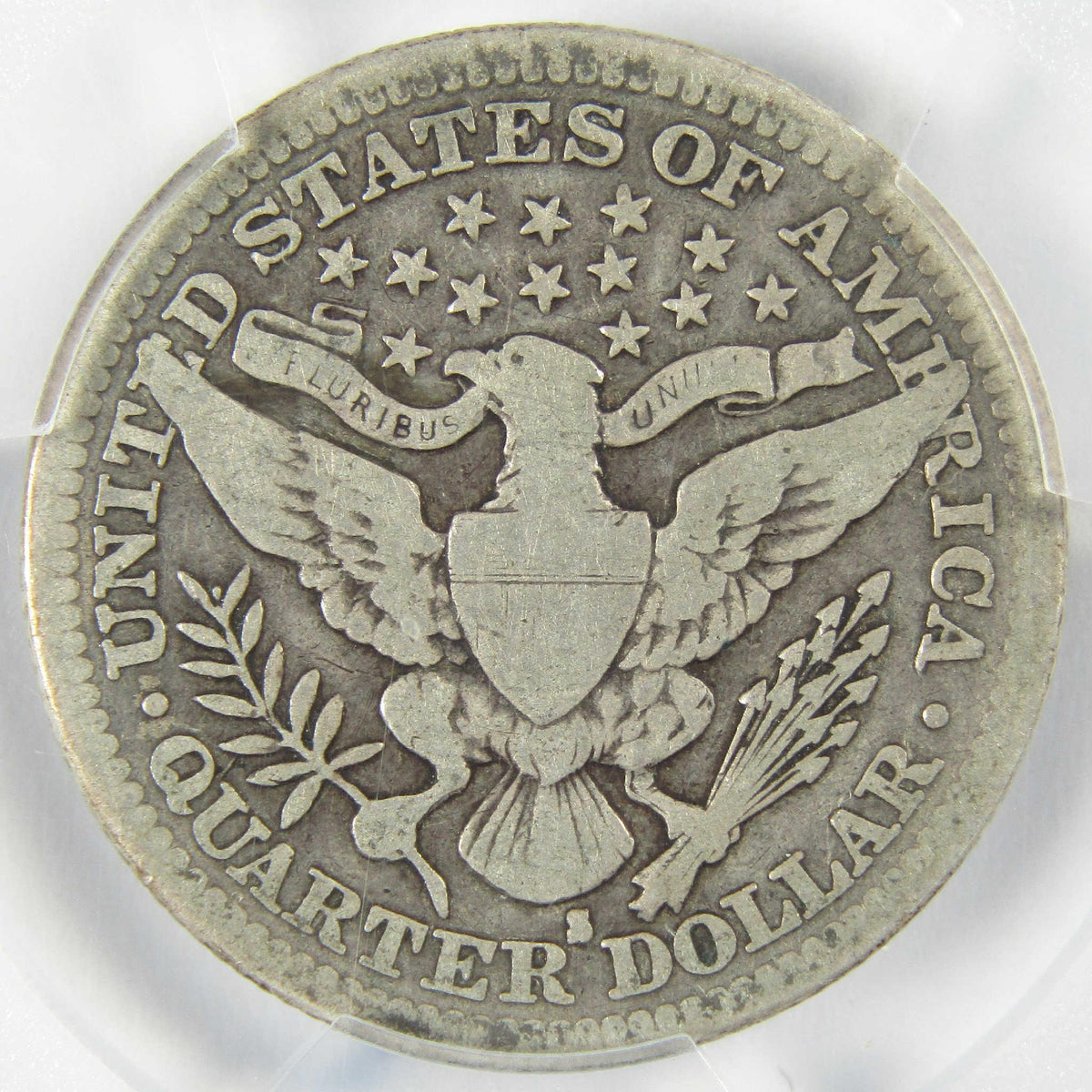 1914 S Barber Silver Quarter VG 10 PCGS CAC 25c Coin Collectible