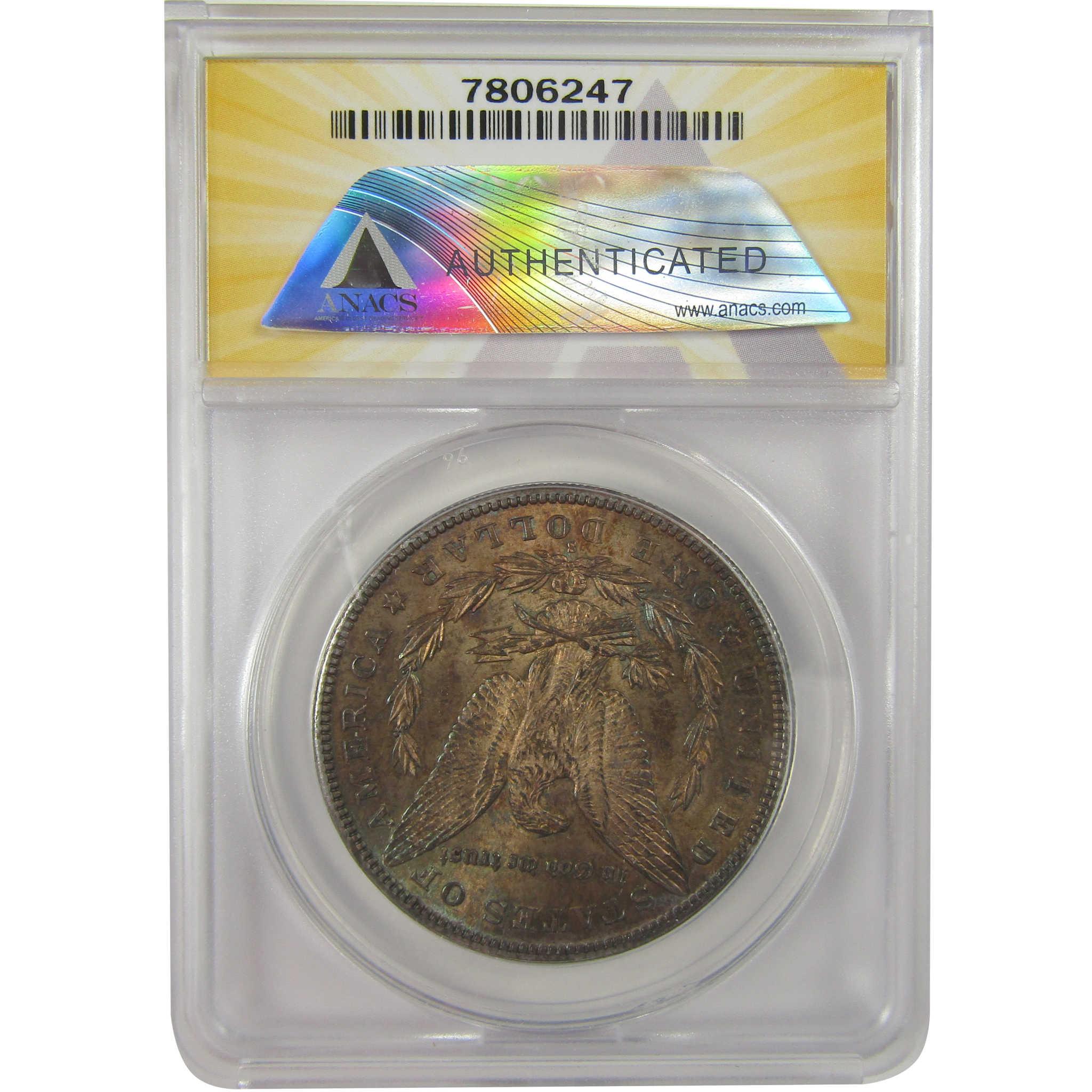 1891 S Morgan Dollar MS 63 ANACS Silver Uncirculated Toned SKU:I20901