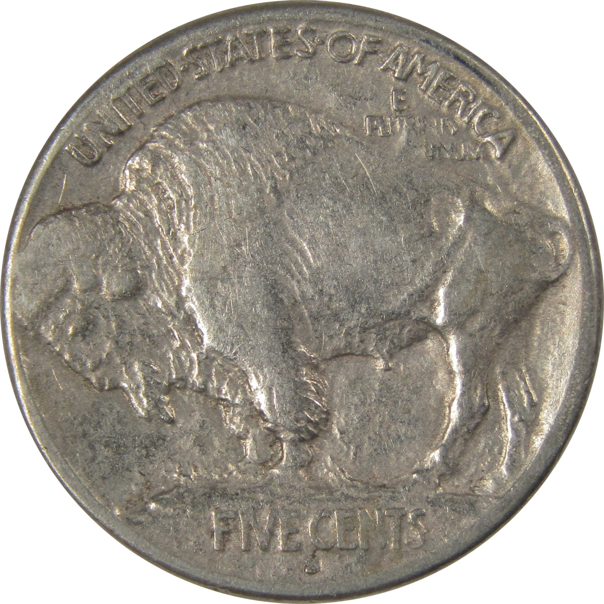 1913 S Type 1 Indian Head Buffalo Nickel F Fine Details SKU:I22907