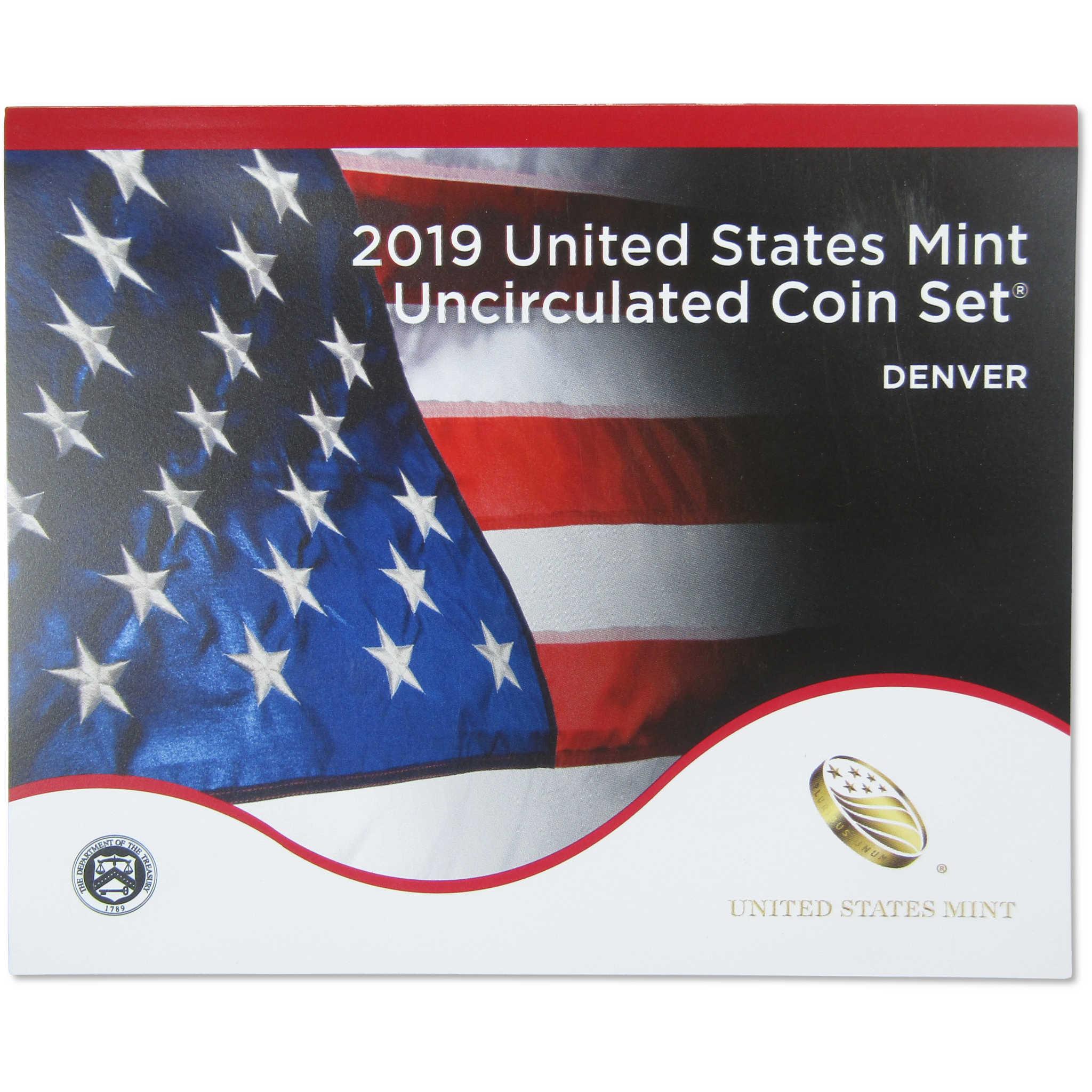 2019 Uncirculated Coin Set U.S Mint OGP COA with West Point Penny