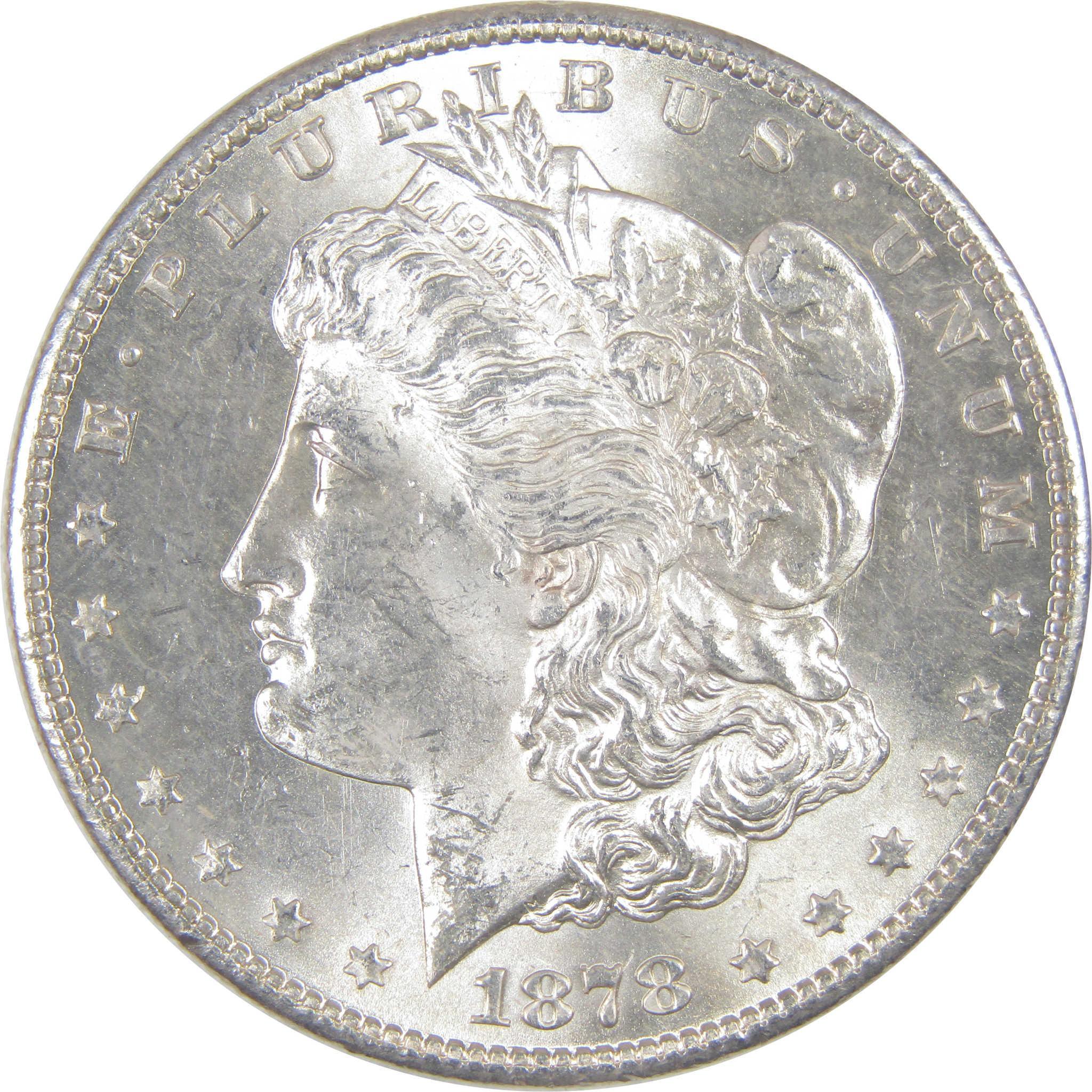 1878 S Morgan Dollar CH AU Choice About Uncirculated Silver SKU:I17309 - Morgan coin - Morgan silver dollar - Morgan silver dollar for sale - Profile Coins & Collectibles