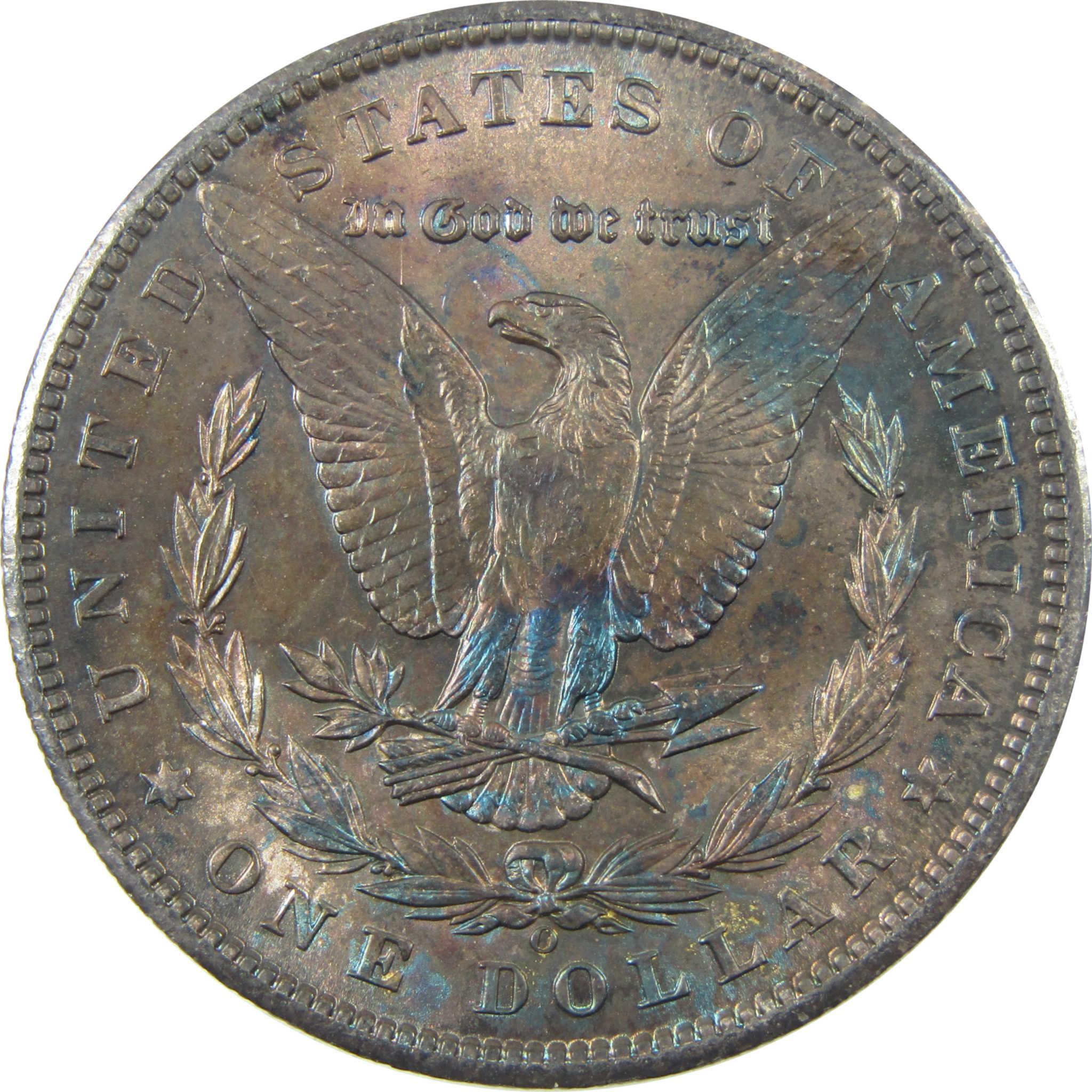 1898 O Morgan Silver Dollar Uncirculated Mint State Toned SKU:CP1411