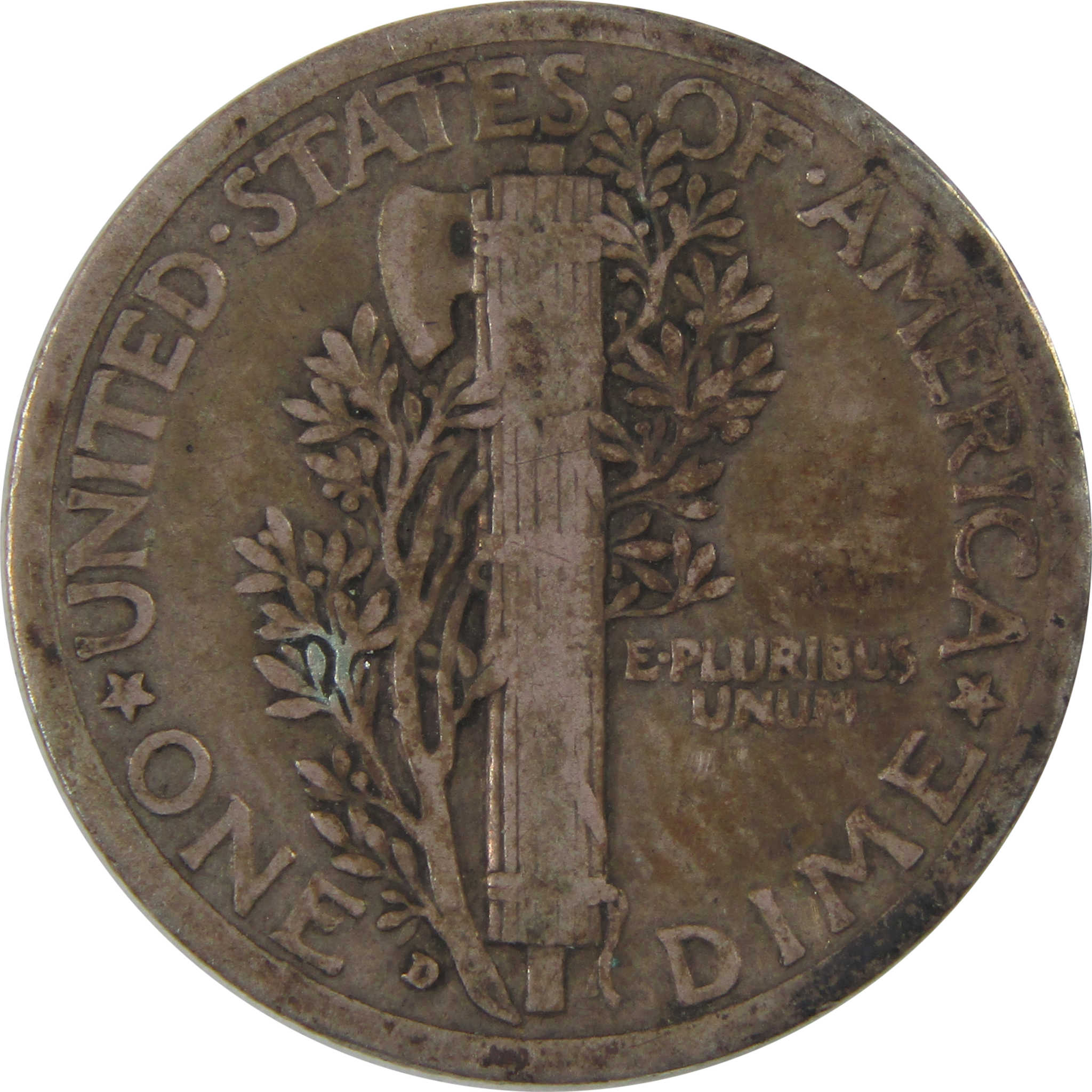 1917 D Mercury Dime VG Very Good Silver 10c Coin SKU:I23735