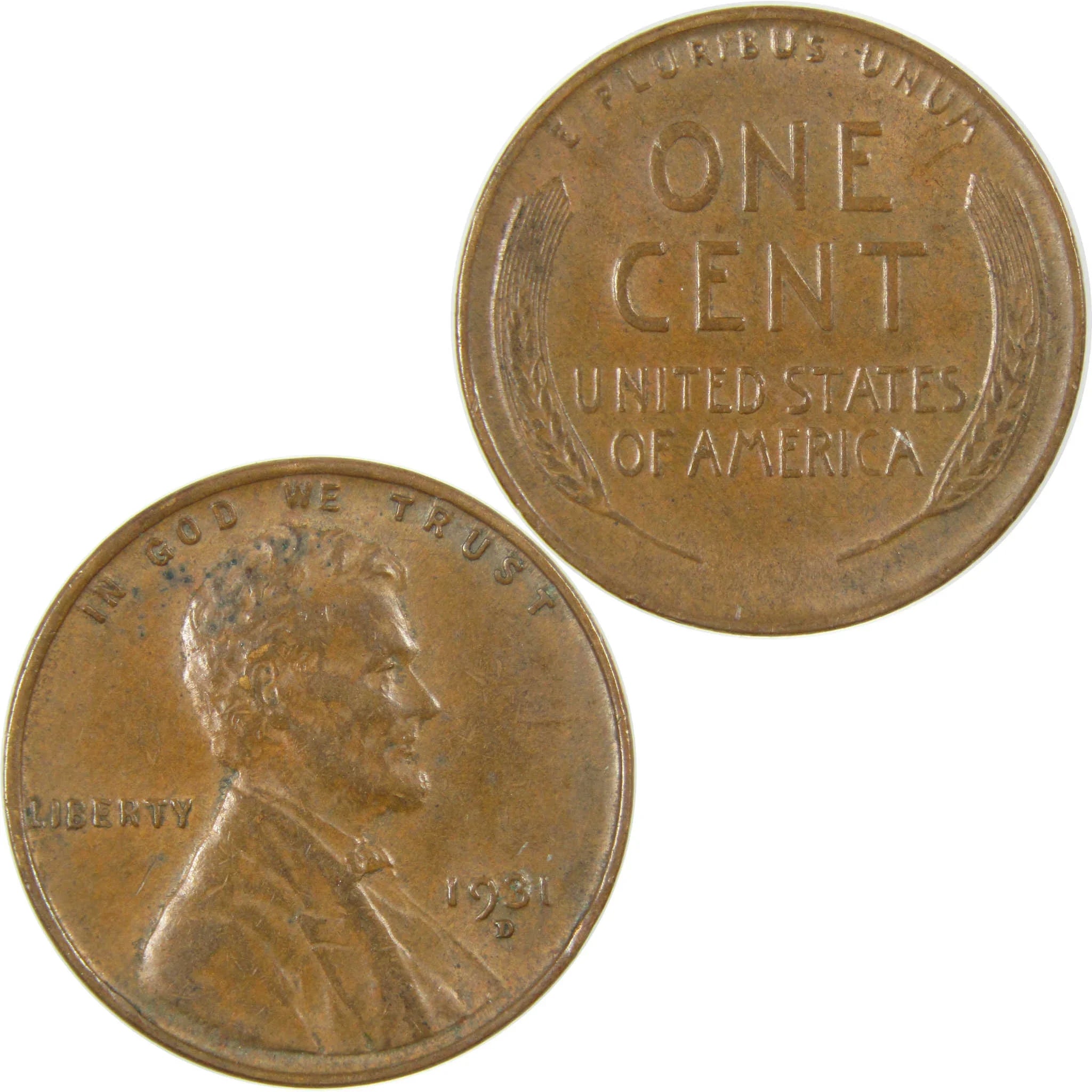 1931 D Lincoln Wheat Cent XF EF Extremely Fine Penny SKU:I27302