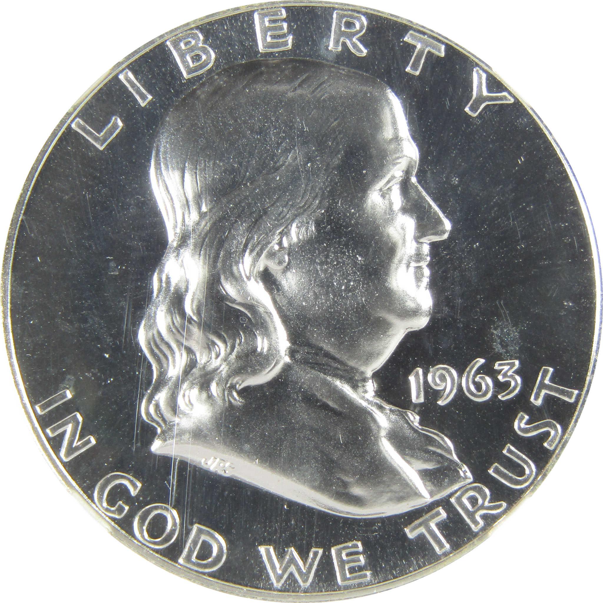 1963 Franklin Silver Half Dollar PF 69 NGC Proof 50c Coin SKU:I27424