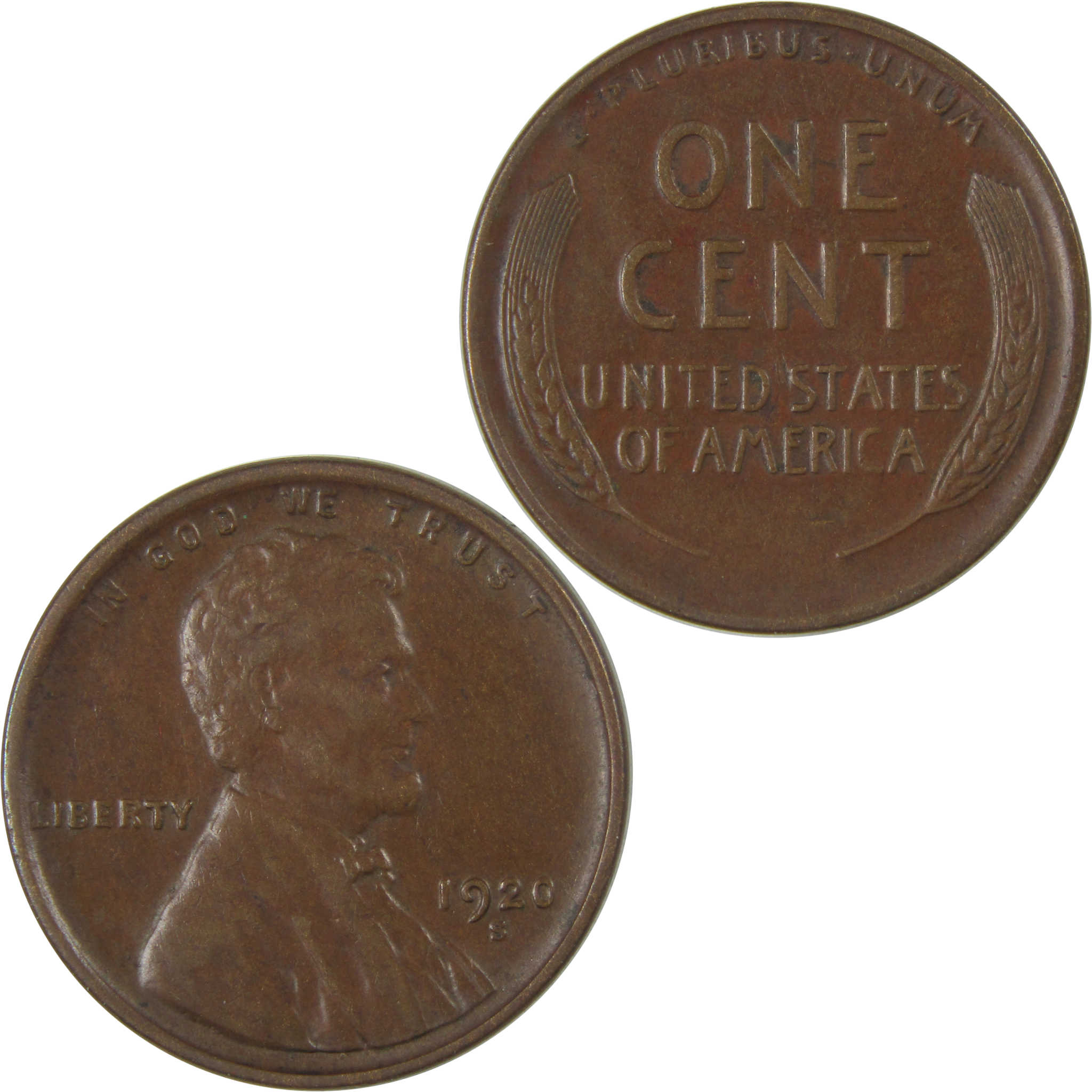 1920 S Lincoln Wheat Cent XF EF Extremely Fine Penny SKU:I23863